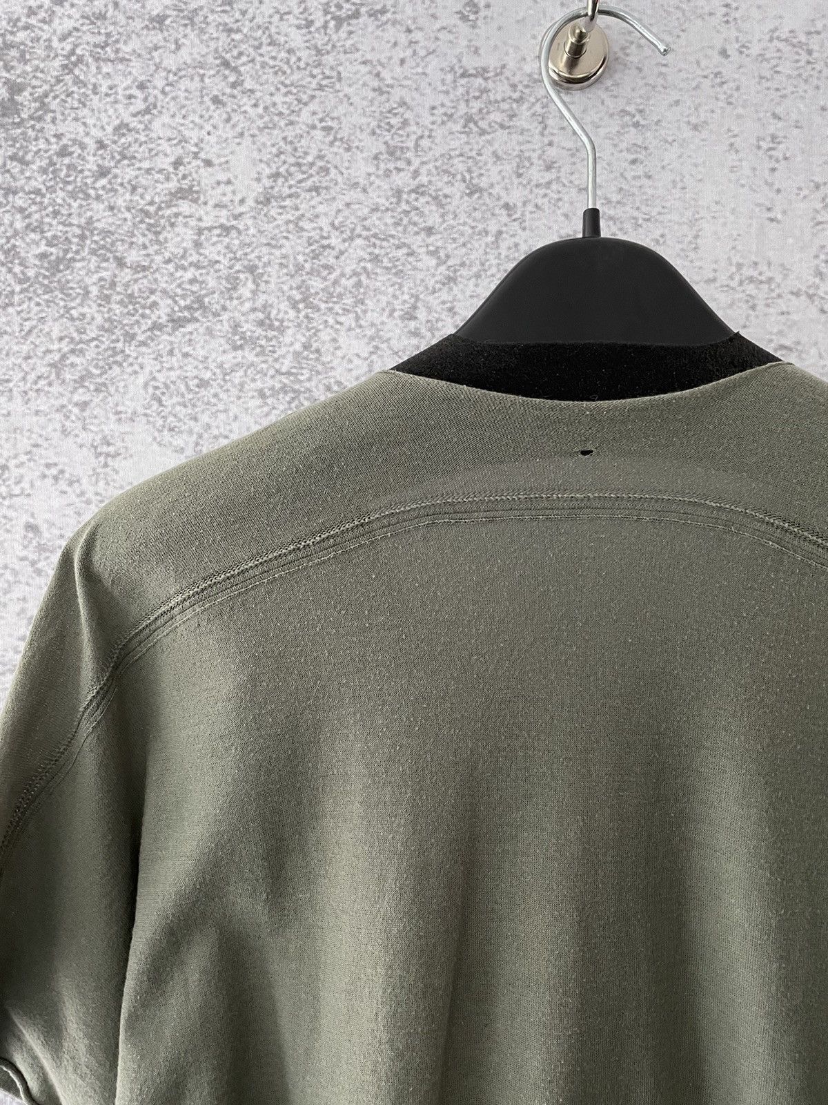 Label Under Construction LUC Khaki Lightweight Cotton Arched Tshirt Size US L / EU 52-54 / 3 - 6 Thumbnail