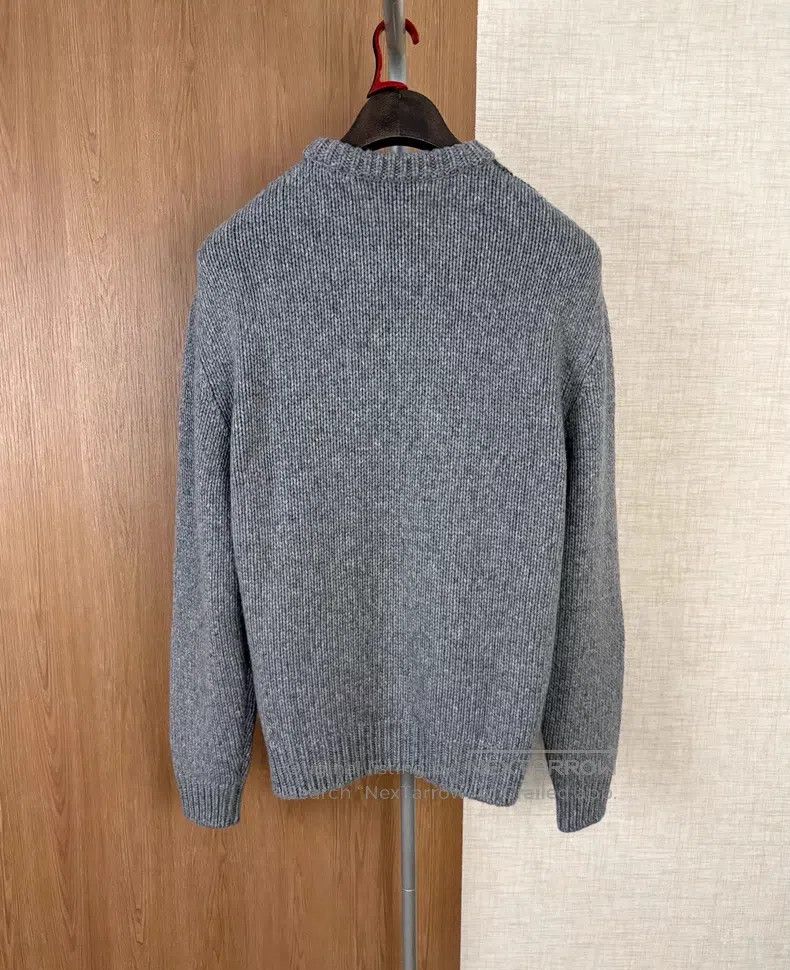 Hermes Hermes Autumn-Winter Men's Chunky Knit Sweater Size US L / EU 52-54 / 3 - 8 Thumbnail