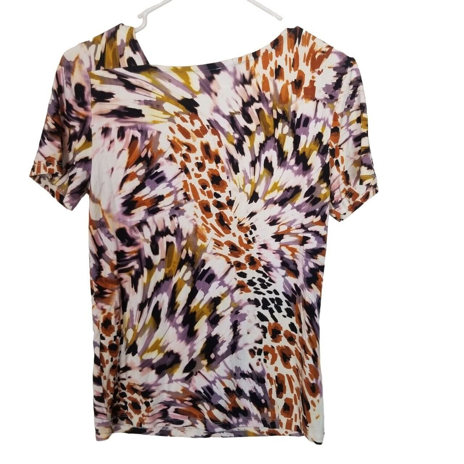 Karen Millen Karen Millen Cut Out Abstract Animal Print Top 8 Mob Wife Size M / US 6-8 / IT 42-44 - 7 Thumbnail