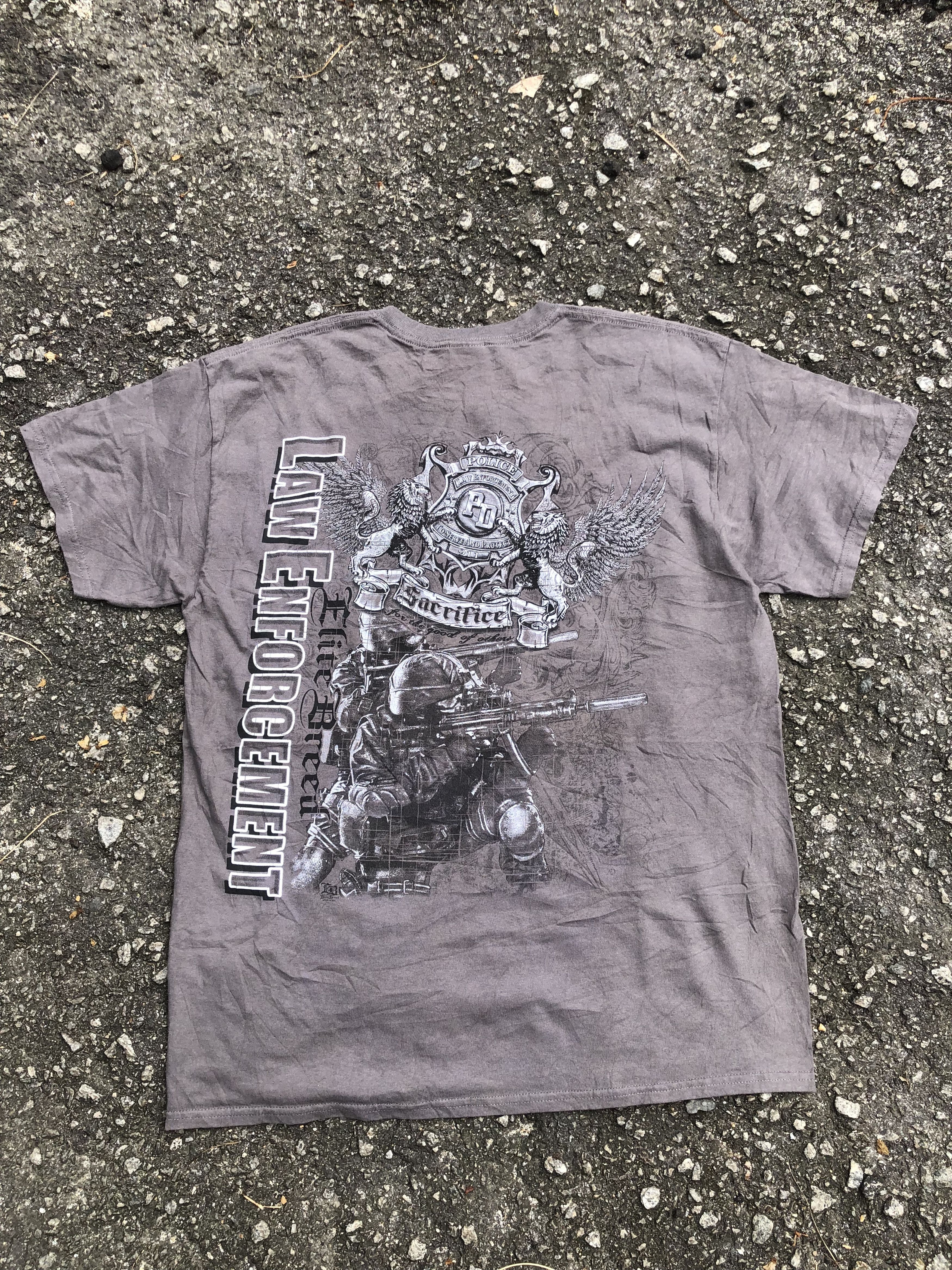 Vintage Vintage Y2K Elite Breed Law Enforcement Tshirt Size US L / EU 52-54 / 3 - 1 Thumbnail