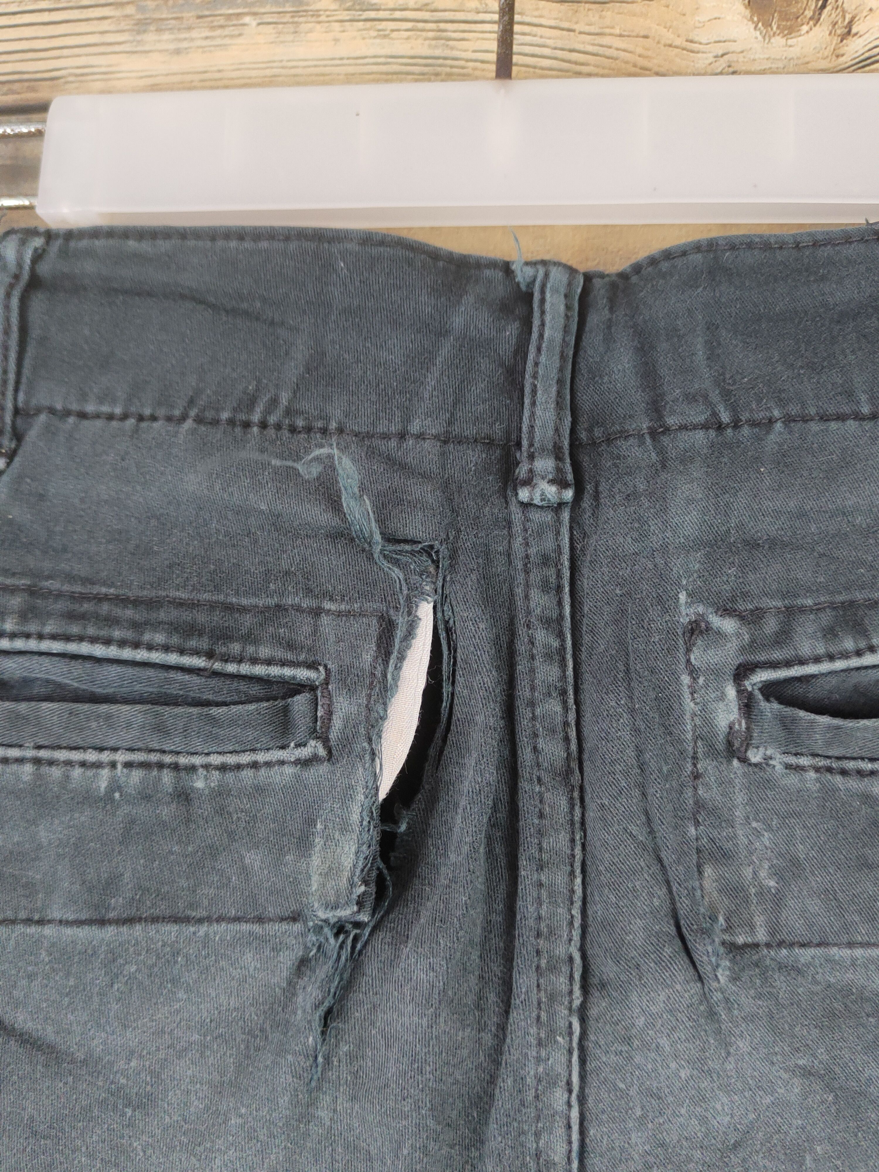 Japanese Brand DL Gladiator Black Faded Multipocket Cargo Pants #46-261T Size US 30 / EU 46 - 8 Thumbnail