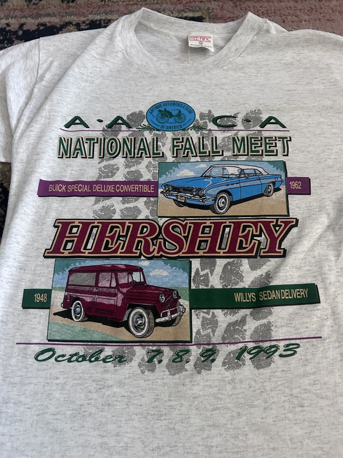 Vintage Vintage 90s AACA Hershey Fall Meet T-Shirt Size US L / EU 52-54 / 3 - 2 Thumbnail