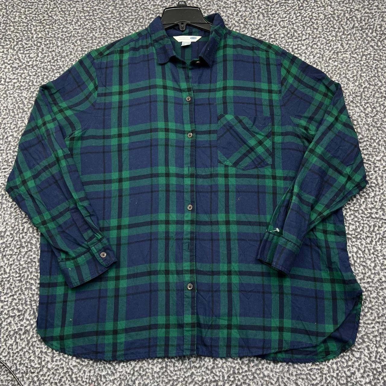 Old Navy Old Navy Button Up Shirt Men Flannel Collared Cotton 2XL Size US XXL / EU 58 / 5 - 1 Thumbnail
