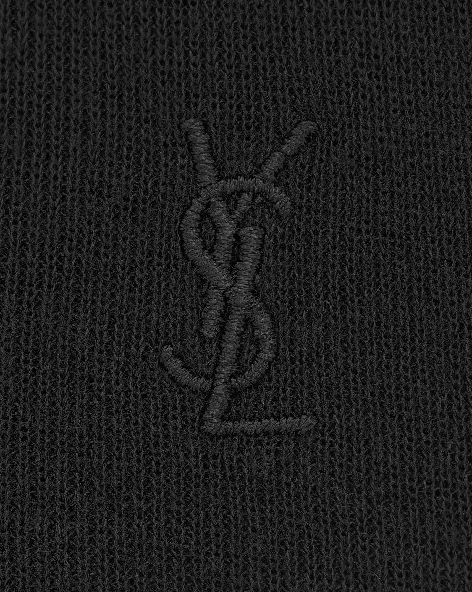 Saint Laurent Paris o1s1wg110625 728031 Cassandre Tank Top in Ribbed Jersey Size US XS / EU 42 / 0 - 3 Thumbnail