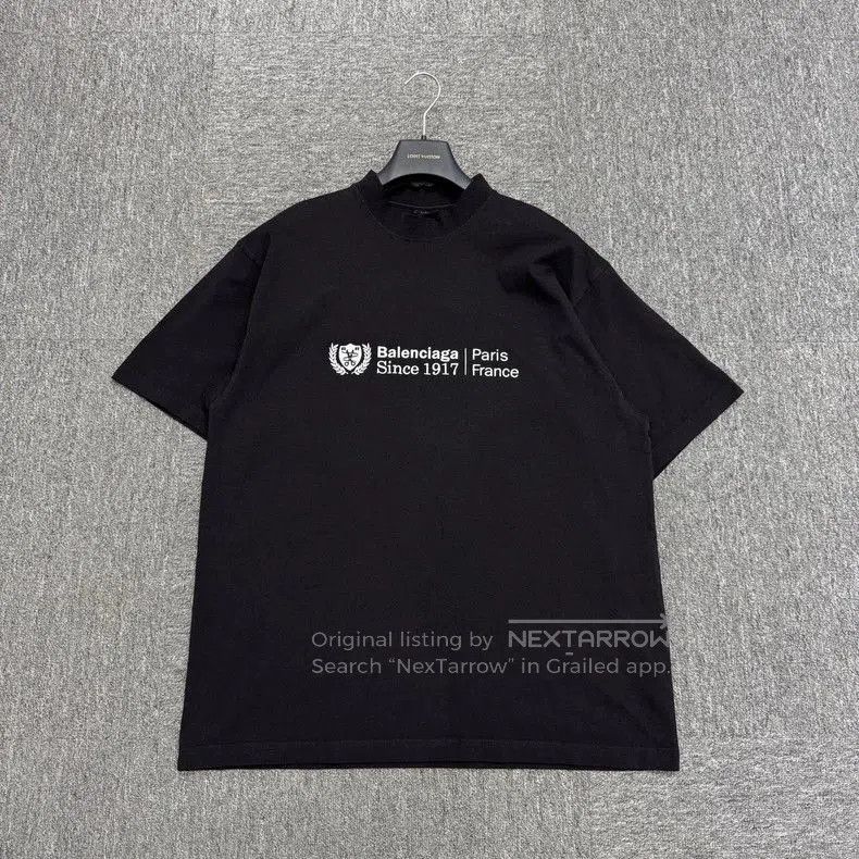 Balenciaga Balenciaga Wheat Scissors Embroidered Tee. Size US S / EU 44-46 / 1 - 1 Thumbnail