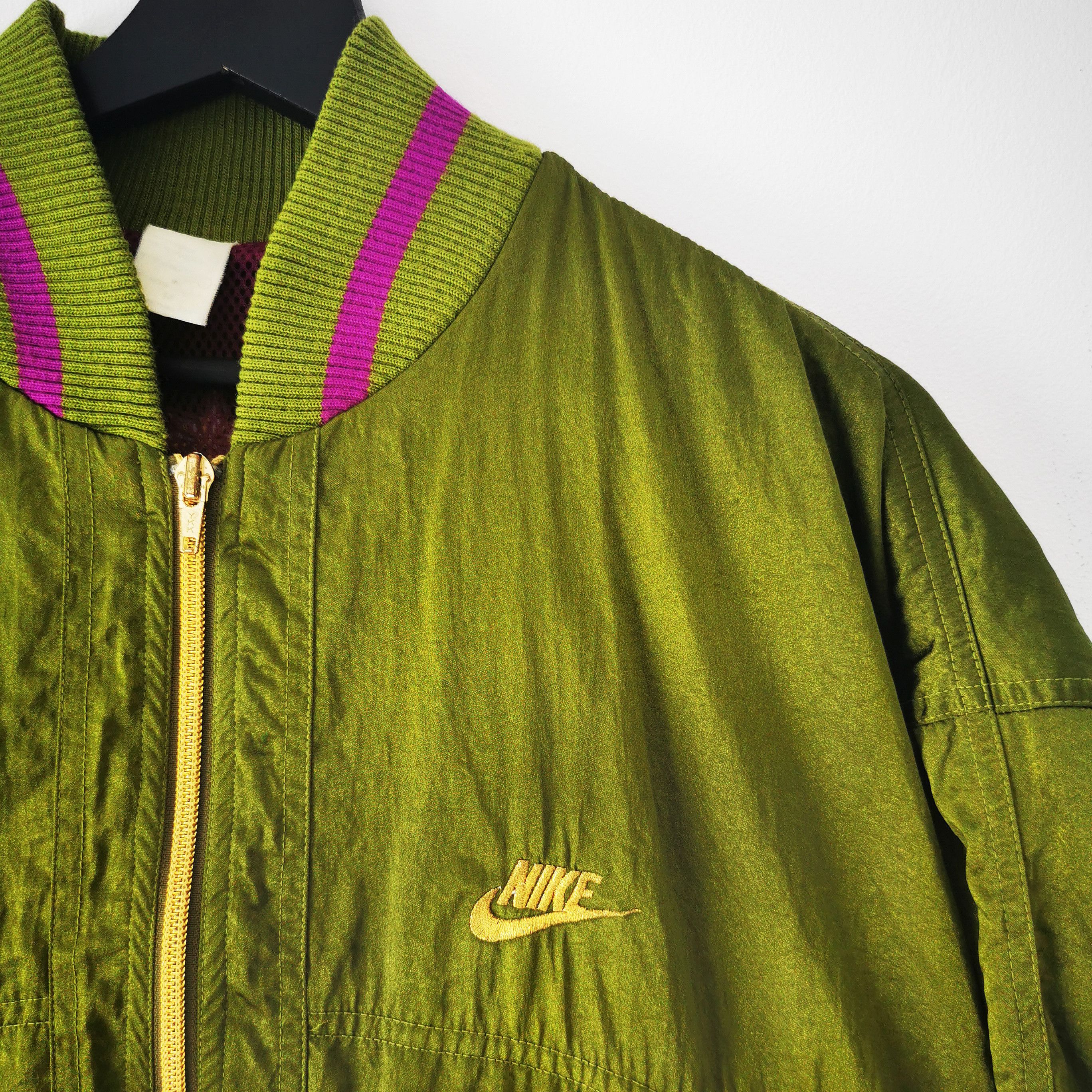 Nike Vintage 90s NIKE INTERNATIONAL bomber jacket satin OG rare M Size US M / EU 48-50 / 2 - 6 Thumbnail