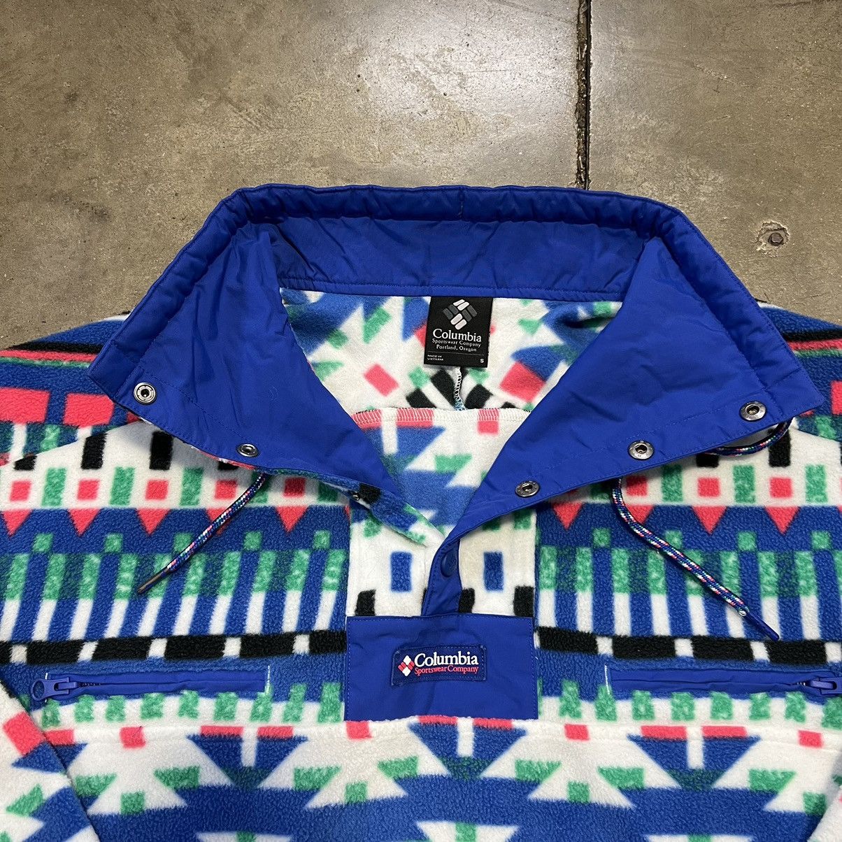 Columbia × Vintage Columbia Sportswear Powder Keg Fleece Sweatshirt Pullover Size US S / EU 44-46 / 1 - 6 Thumbnail