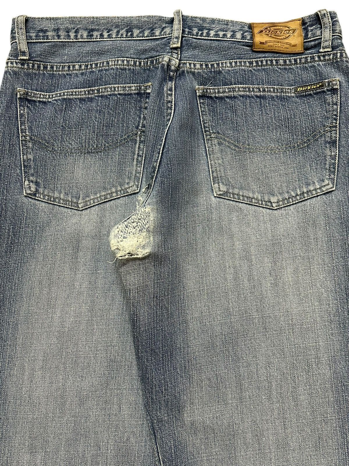 Dickies Vintage Dickies Faded Wash Whiskers Style Wide Leg Baggy Size US 34 / EU 50 - 6 Thumbnail