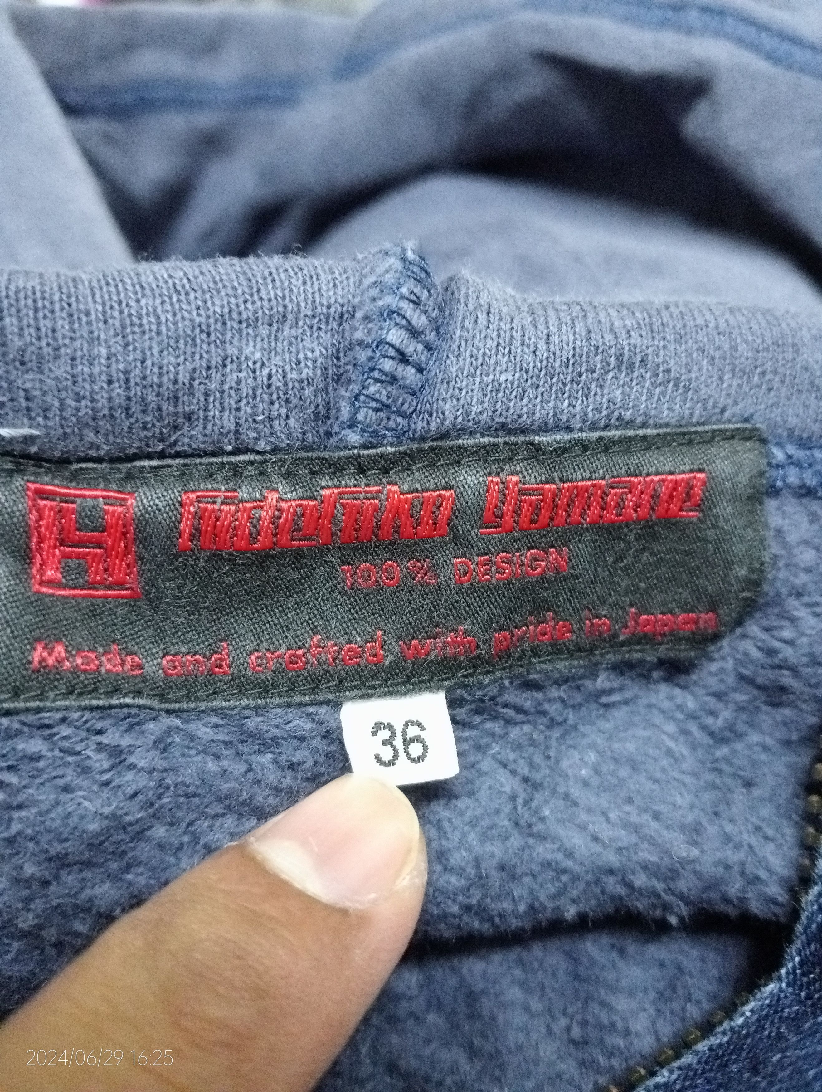 Evisu Vintage Hidehiko Yamane Denim Zipper Hoodie Size US M / EU 48-50 / 2 - 3 Thumbnail