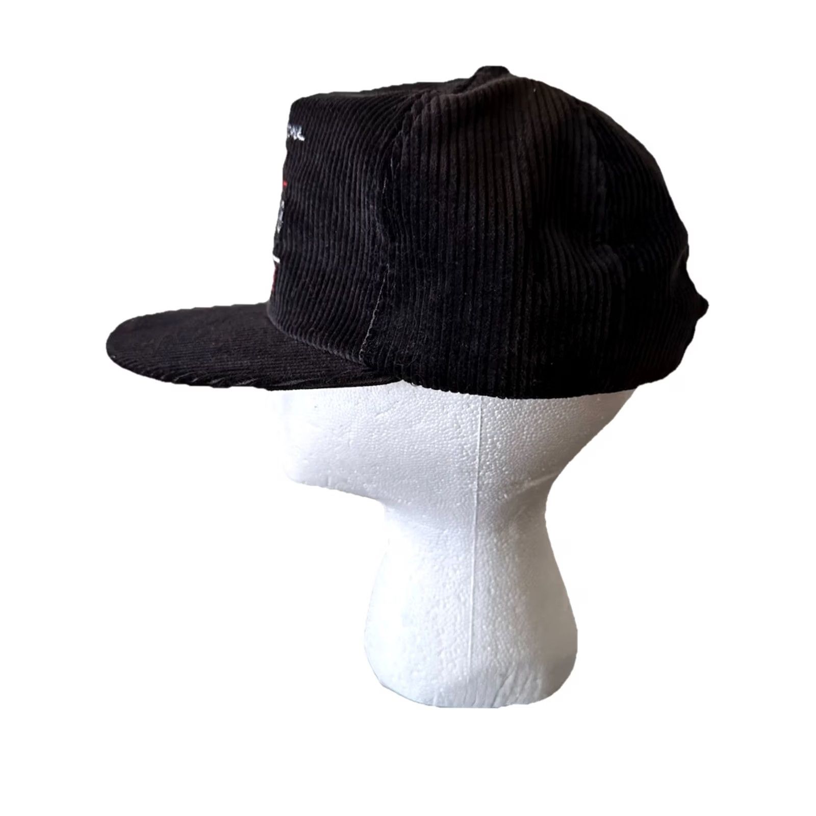 Vintage VINTAGE 80s Case International Harvester Trucker Hat Corduroy Snapback Cap Baseball Cap Adjustable Unisex Adults Black NWOT Size ONE SIZE - 4 Thumbnail