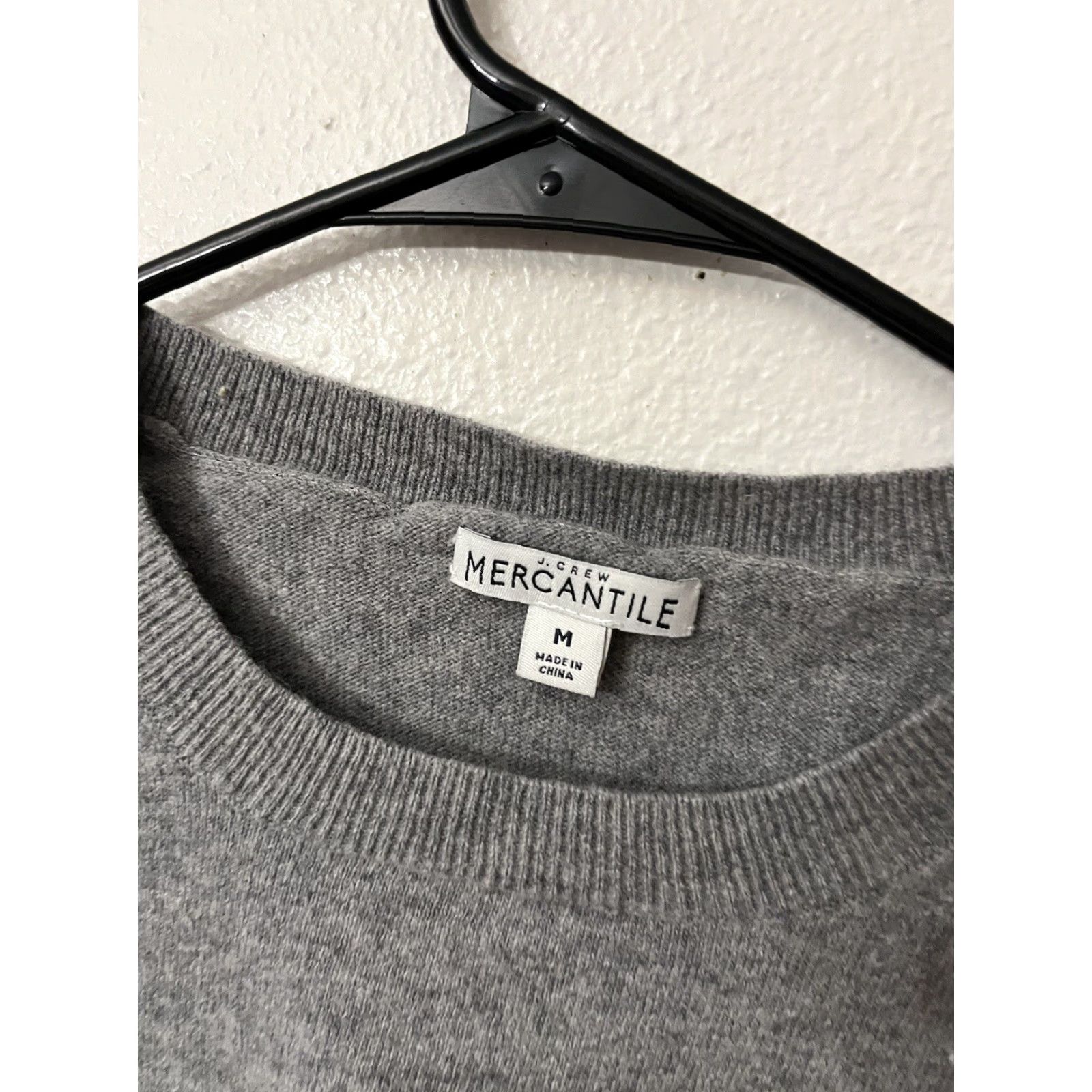 Vintage J.Crew Mercantile Sweater Women M Gray Cotton Blend Pullover Size M / US 6-8 / IT 42-44 - 2 Thumbnail