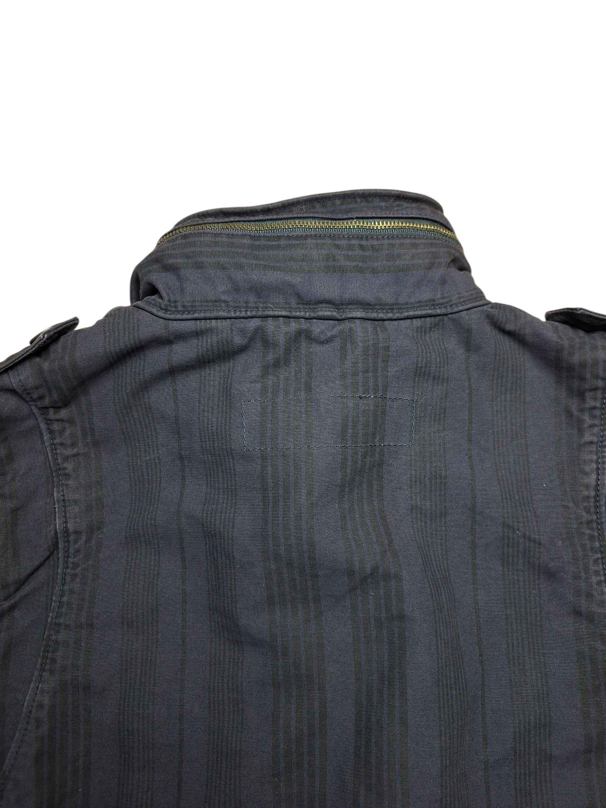 CLOSED Vintage CLOSED Authentic Military Jacket Navy Grey Striped Size M / US 6-8 / IT 42-44 - 11 Thumbnail