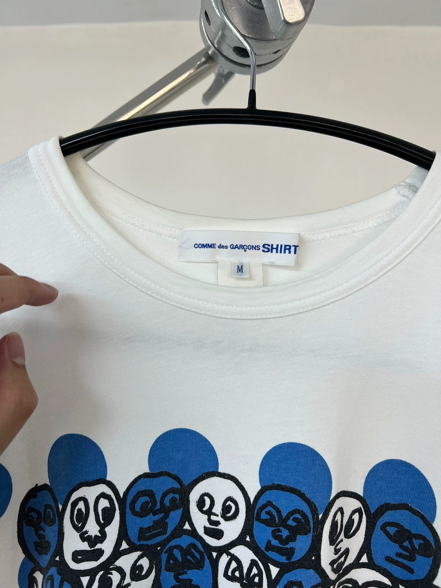 Comme des Garcons Comme des Garçons mini face print rare tee M Size US M / EU 48-50 / 2 - 3 Thumbnail