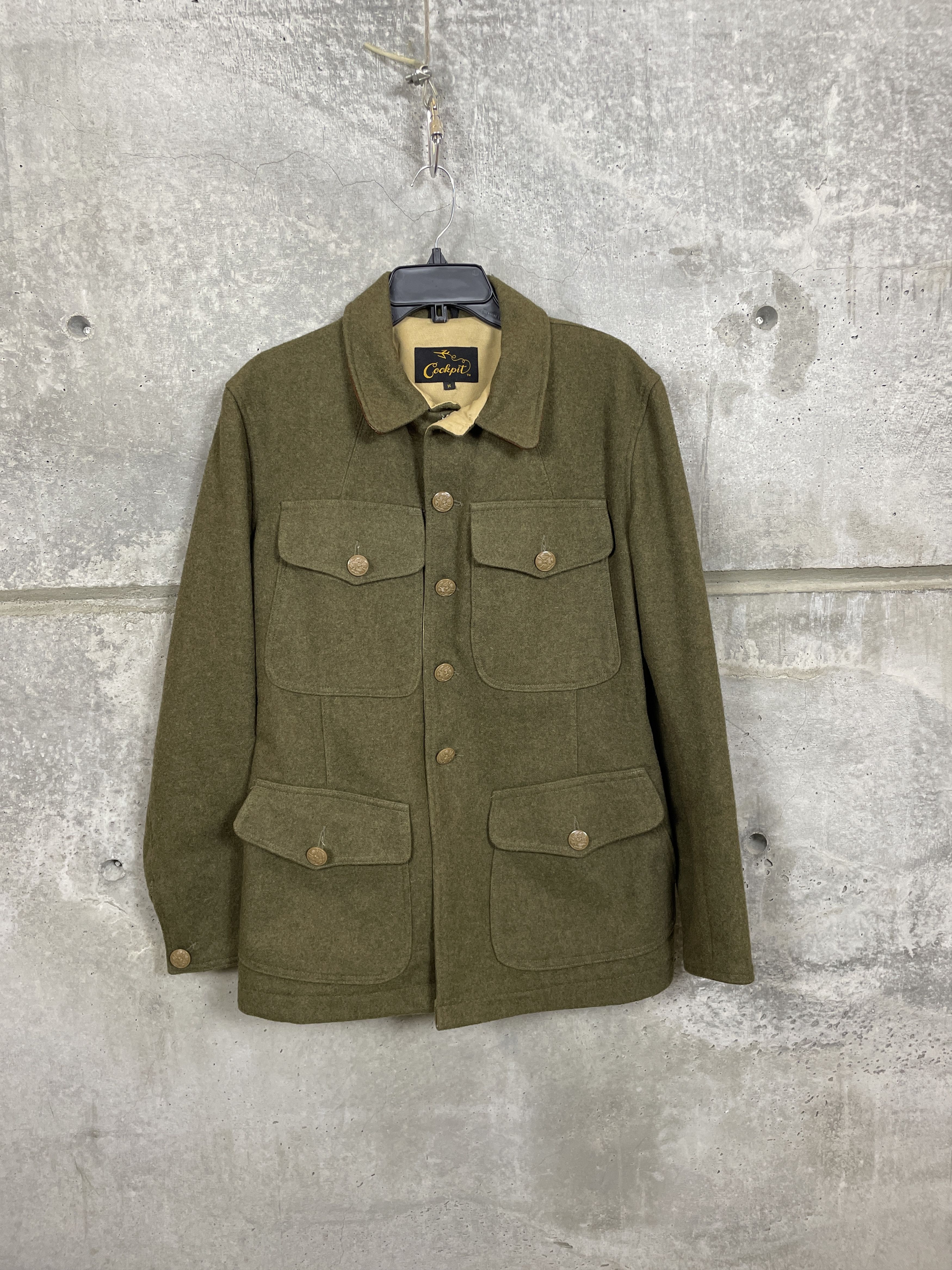 Cockpit USA Cockpit USA Military Uniform Style Wool Jacket Size US M / EU 48-50 / 2 - 1 Thumbnail