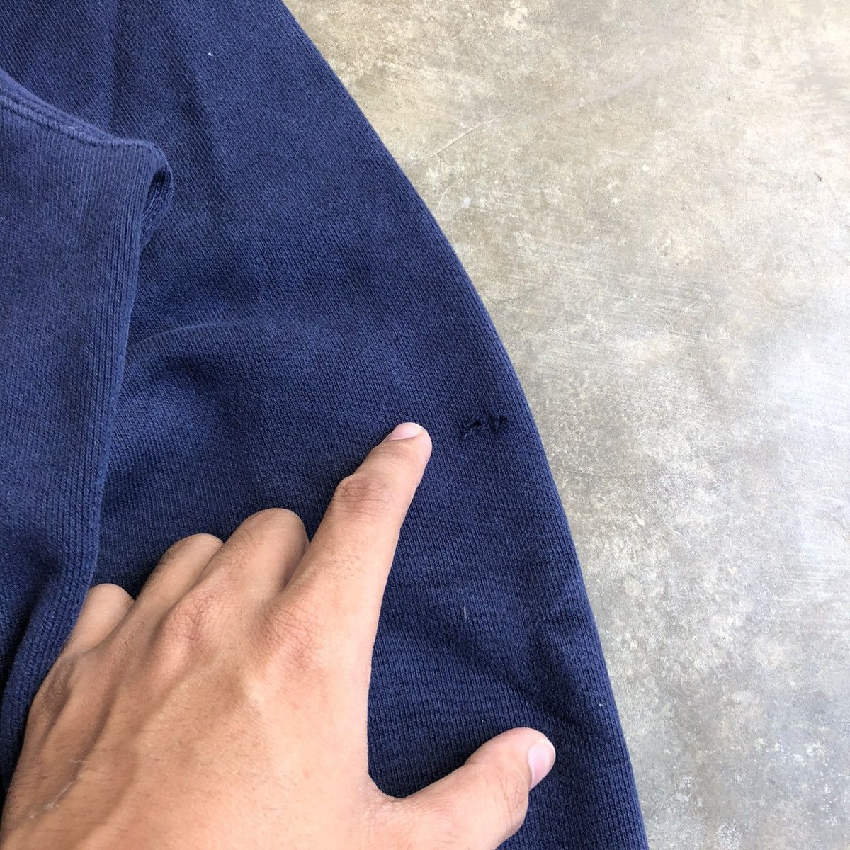 Polo Ralph Lauren Vintage Polo Ralph Lauren Shawl Collar Sweatshirt Navy Size US XL / EU 56 / 4 - 8 Thumbnail