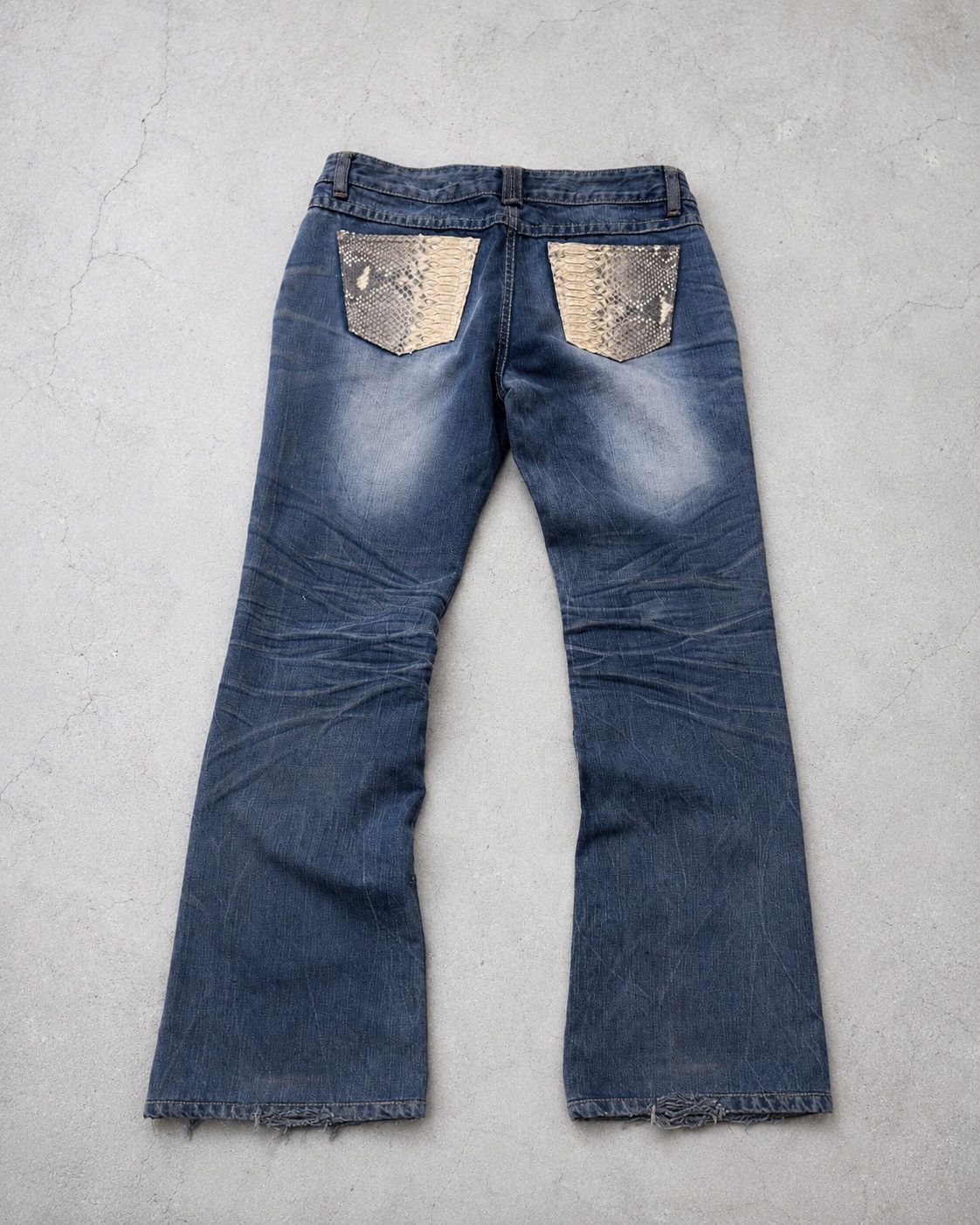 5351 POUR LES HOMMES TAEWON RENOVATIOB lace-up flare jeans Size US 28 / EU 44 - 2 Thumbnail