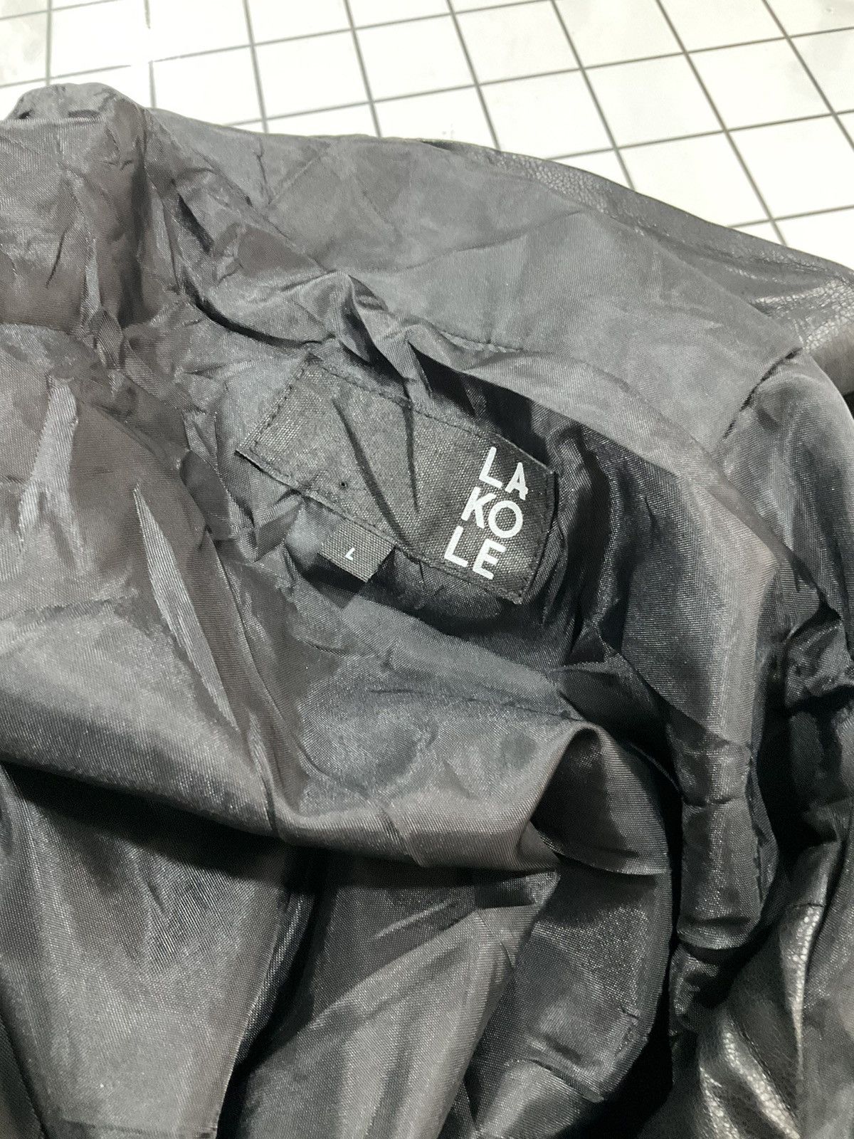 Other Men Black Soft Hoodie Leather Jacket Size US L / EU 52-54 / 3 - 6 Thumbnail
