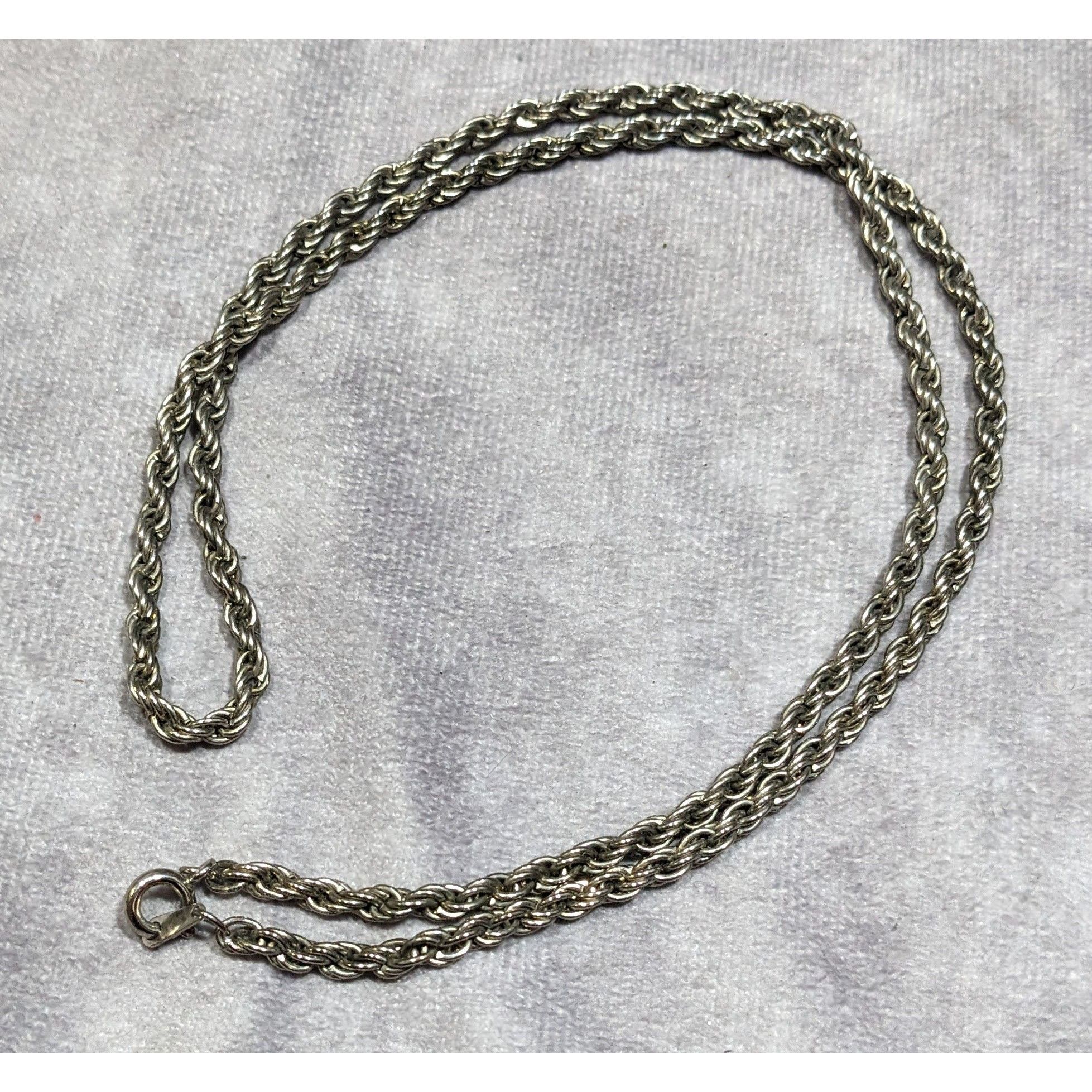 Other Classic Casual Silver Tone Wheat Chain Necklace Size ONE SIZE - 4 Thumbnail