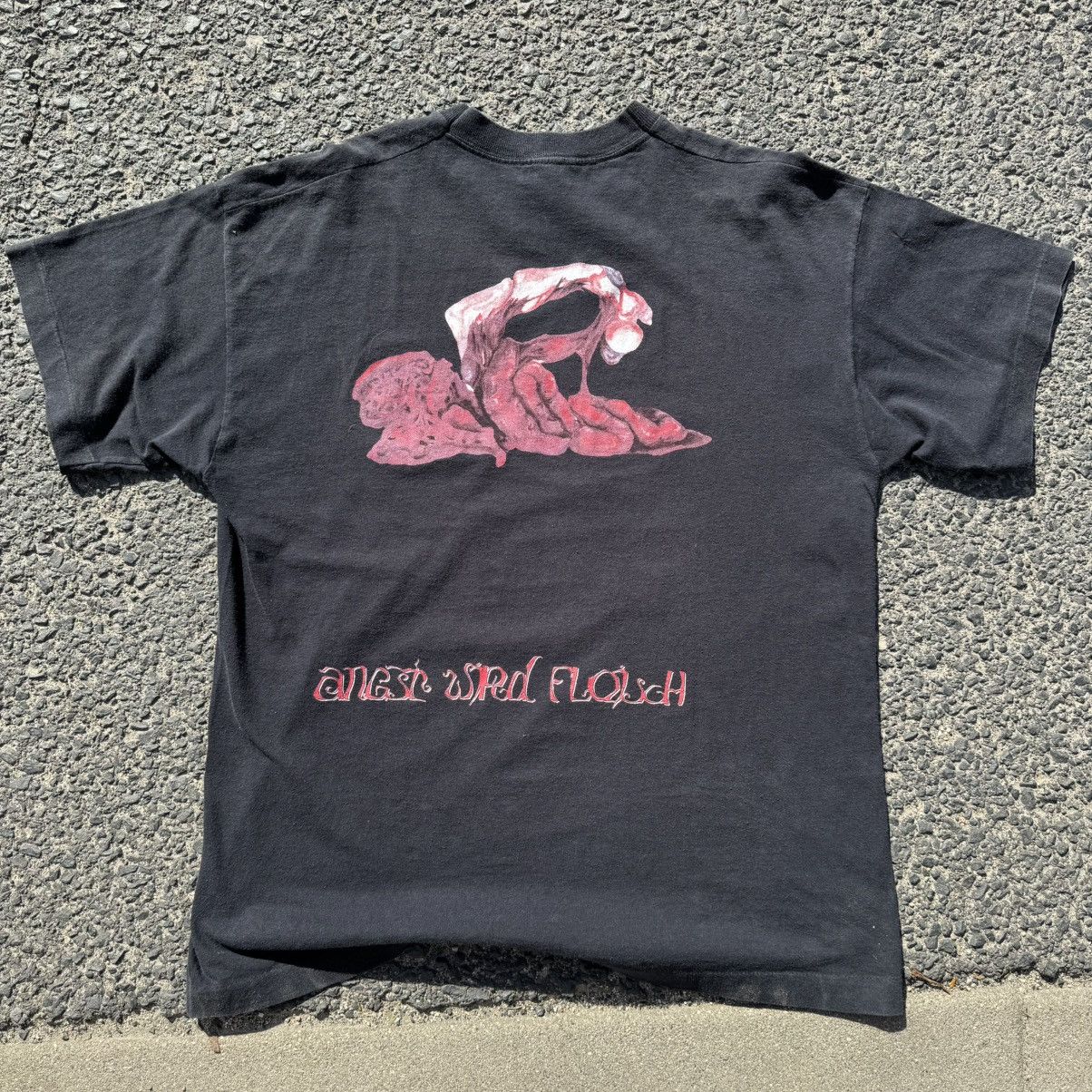 Band Tees × Vintage Vintage Eisregen Metal Band Krebs Macht Frei Single Stitch Size US XL / EU 56 / 4 - 16 Thumbnail