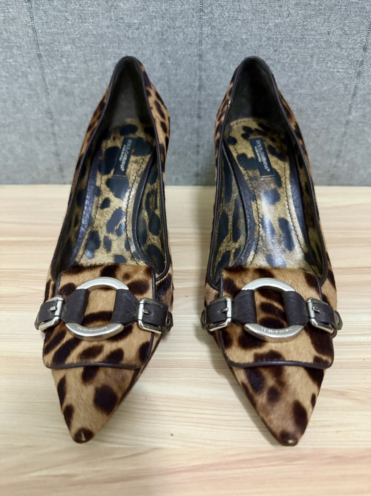 Dolce & Gabbana Dolce & Gabbana leopard print pony hair heels Size US 8 / IT 38 - 2 Thumbnail