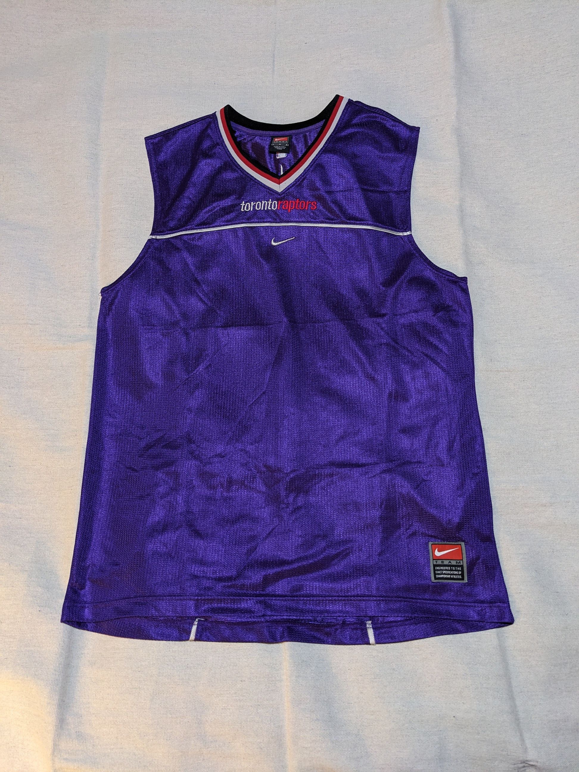 image of Nike Toronto Raptors Jersey Men's L in Purple (Size Large)