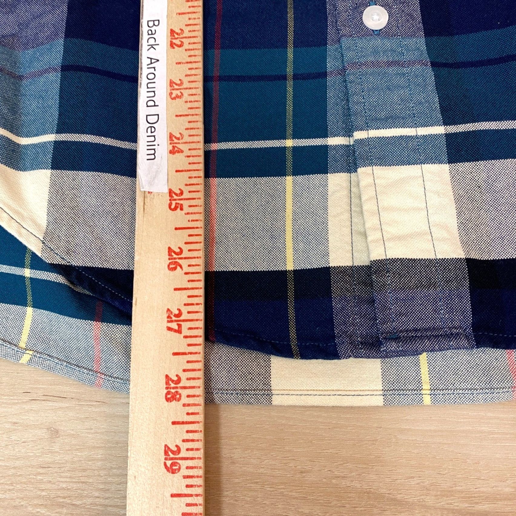 J.Crew J.CREW Oxford Shirt Mens Small Slim Fit Plaid Button-Down Blue Green Cotton Size US S / EU 44-46 / 1 - 6 Thumbnail
