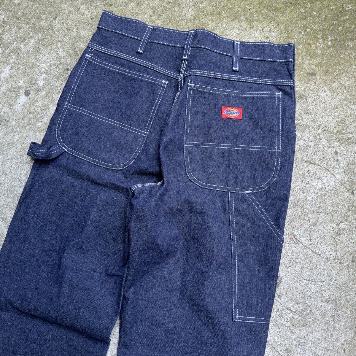 Vintage 70s 80s Dickies Dark Wash Carpenter Work Jeans Size US 30 / EU 46 - 5 Thumbnail