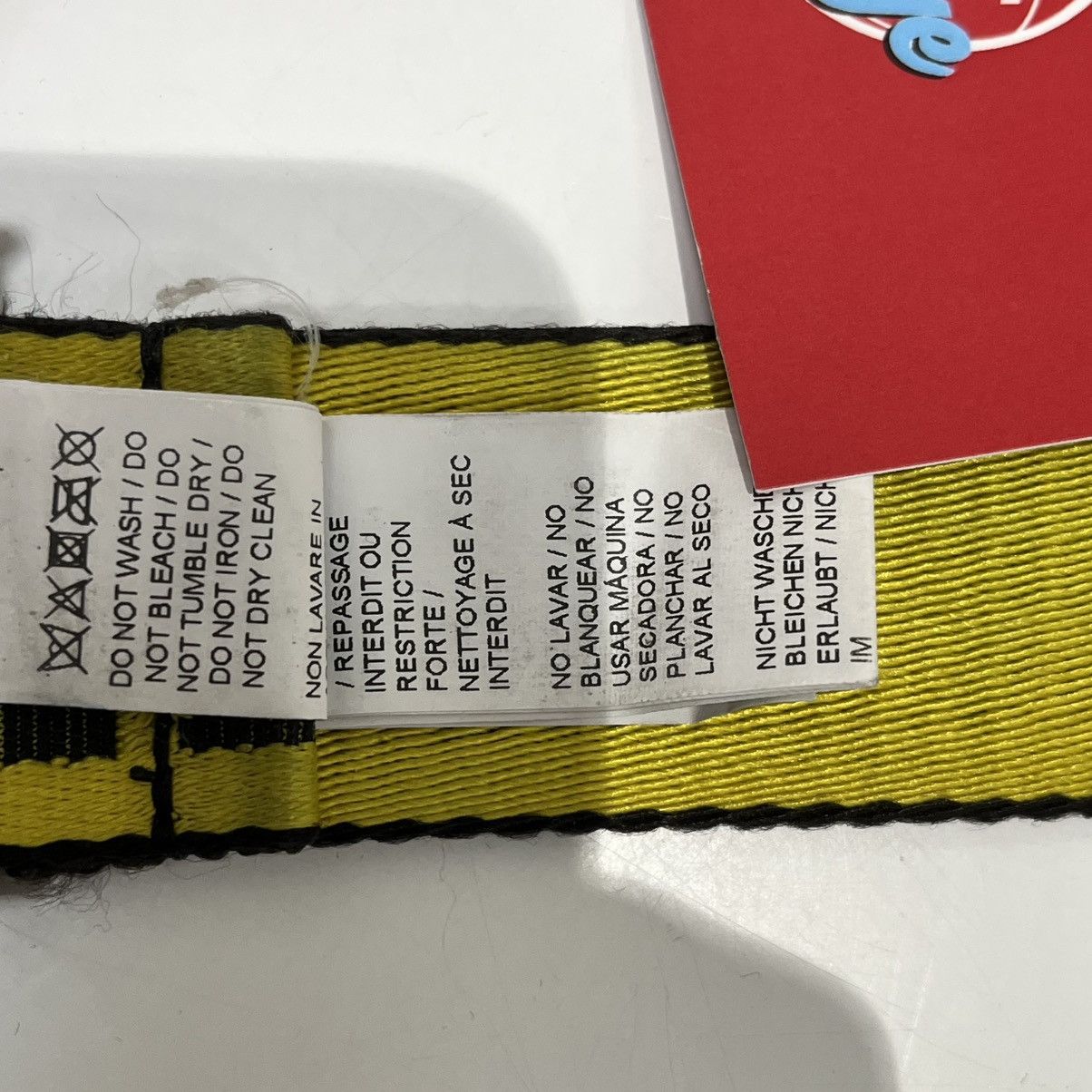 Off-White Off-White Industrial Belt Yellow/Black Size ONE SIZE - 8 Thumbnail