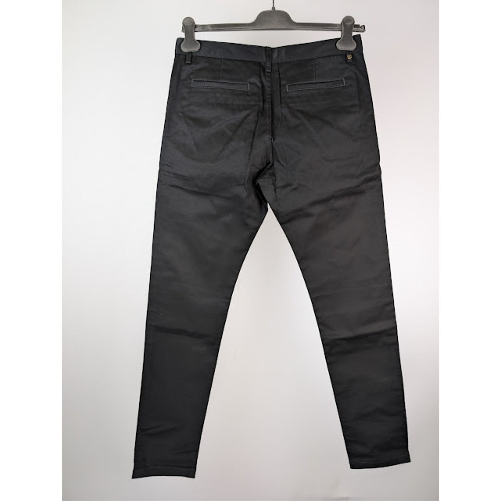 Saint Laurent Paris o1rshd1 Slim Fit Cotton Chino Pants in Black Size US 36 / EU 52 - 12 Thumbnail