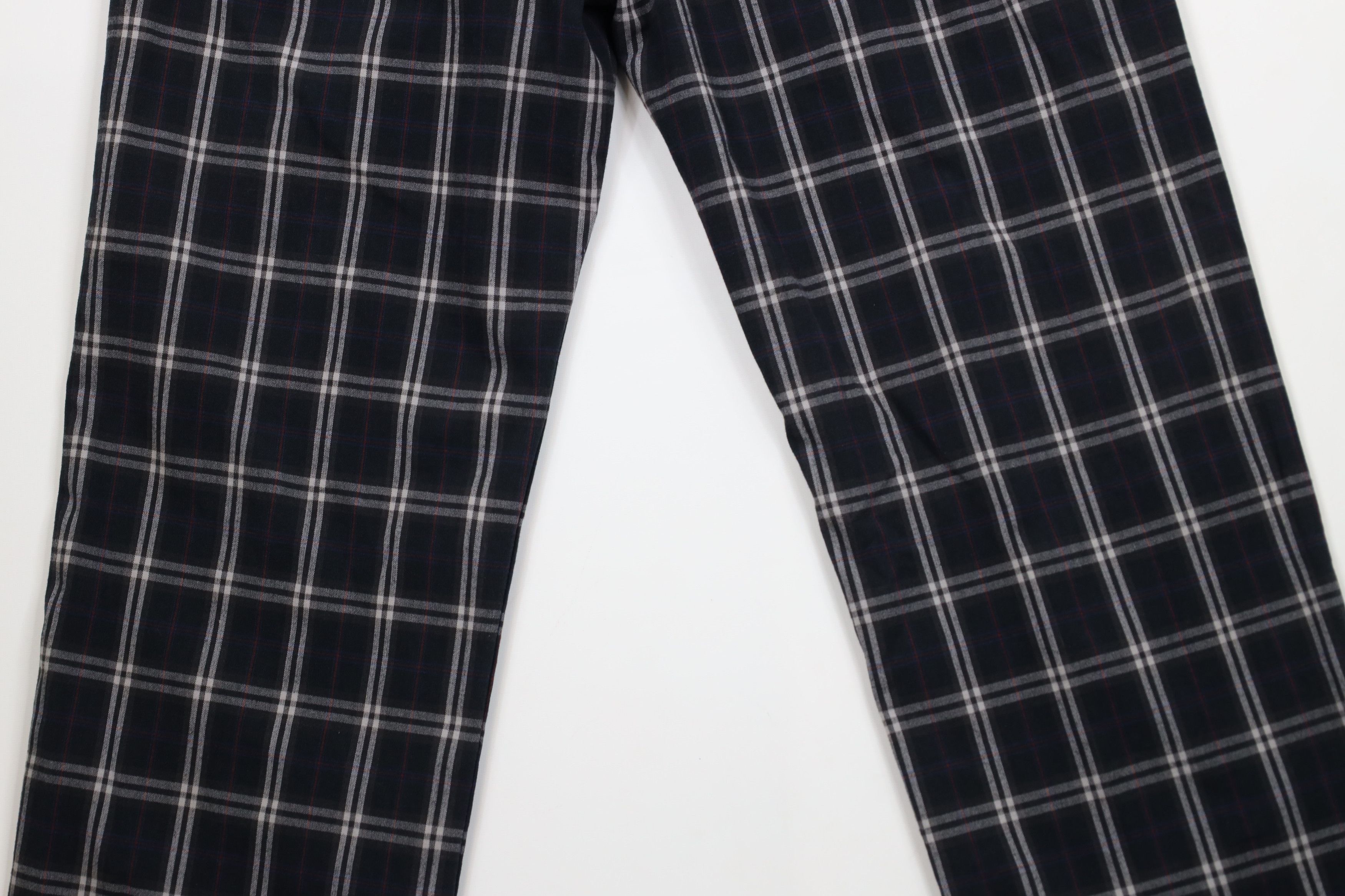 Vintage Vintage 90s Y2K Streetwear Baggy Wide Leg Chino Pants Plaid Size US 36 / EU 52 - 13 Thumbnail