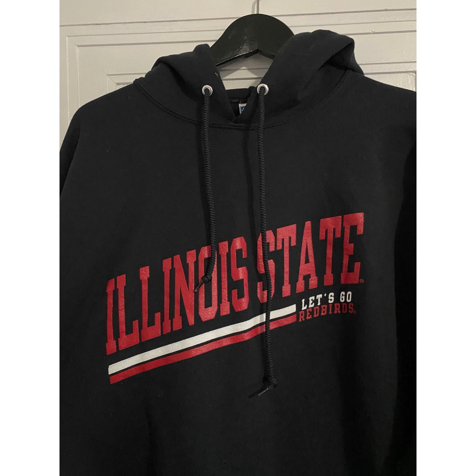 Jerzees Illinois State Redbirds Black and Red Hoodie Size 3XL Size US XXL / EU 58 / 5 - 2 Thumbnail