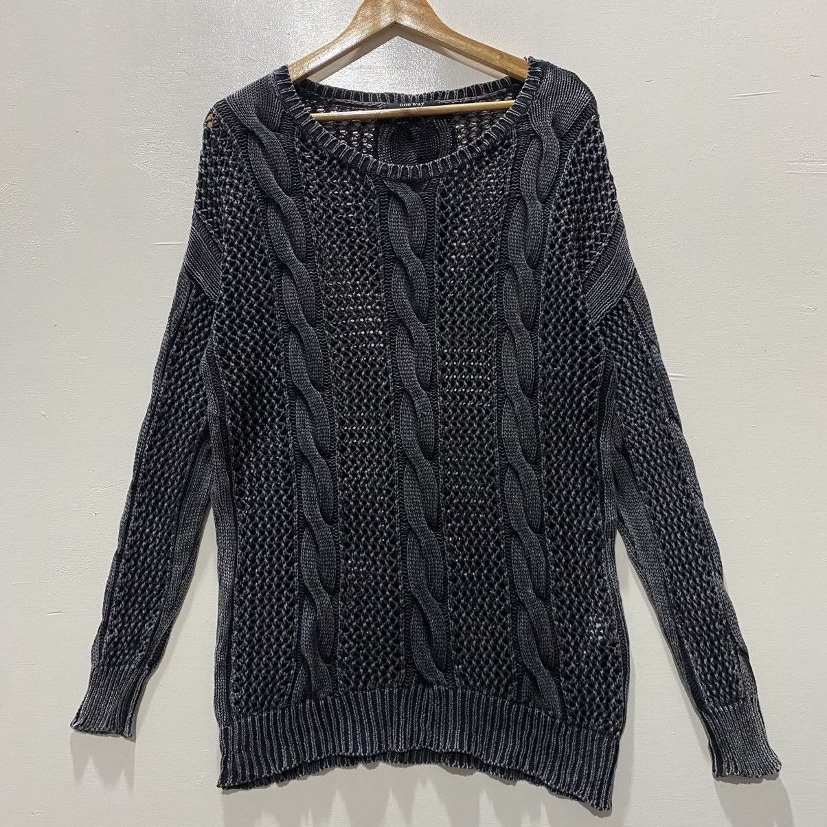 Homespun Knitwear × Japanese Brand One Way Crochet Cable Knitwear Size M / US 6-8 / IT 42-44 - 1 Thumbnail