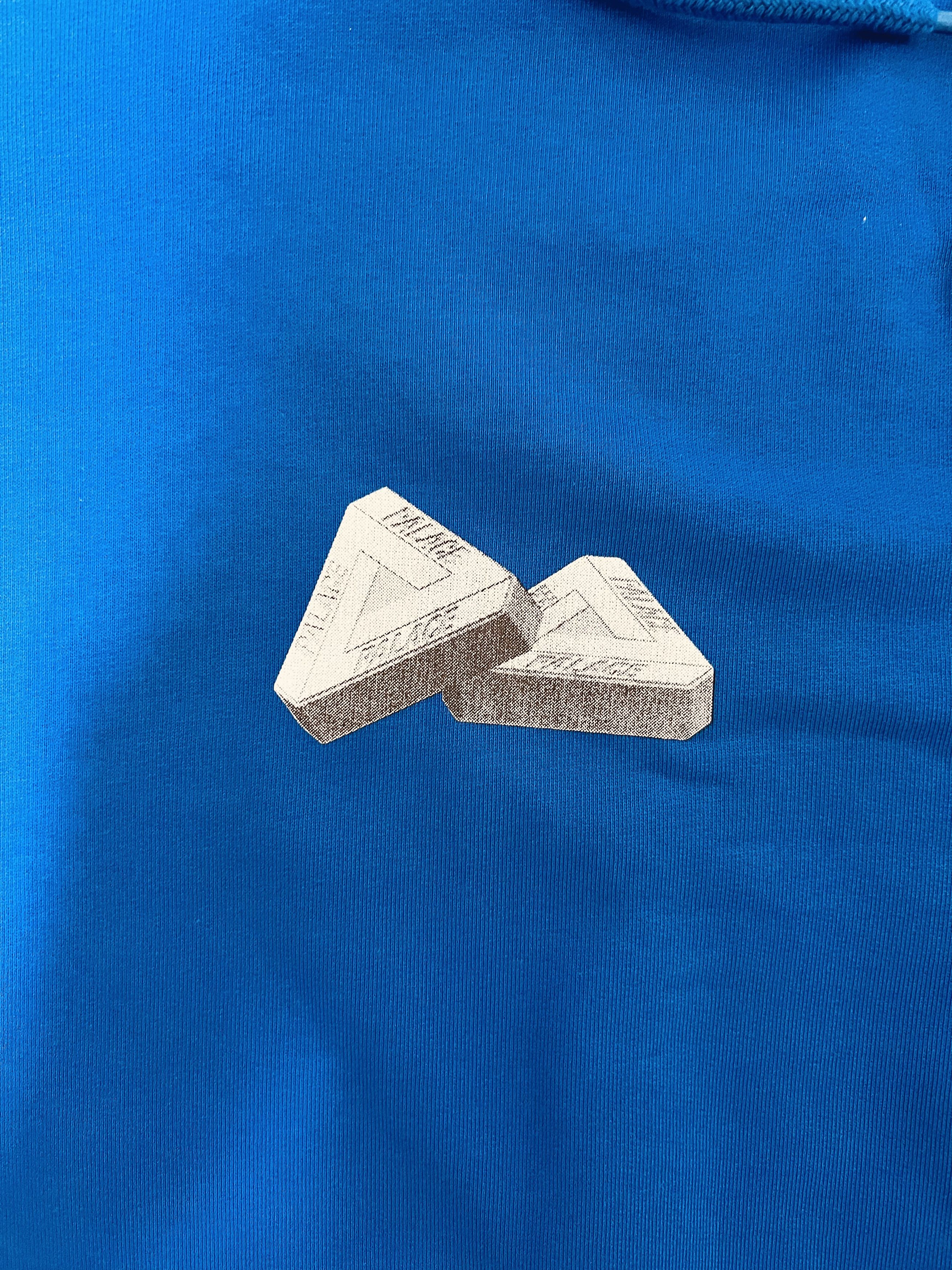 Palace 💚 2020 Palace Tri-Gaine Hoodie Blue Medium NEW Size US M / EU 48-50 / 2 - 6 Thumbnail