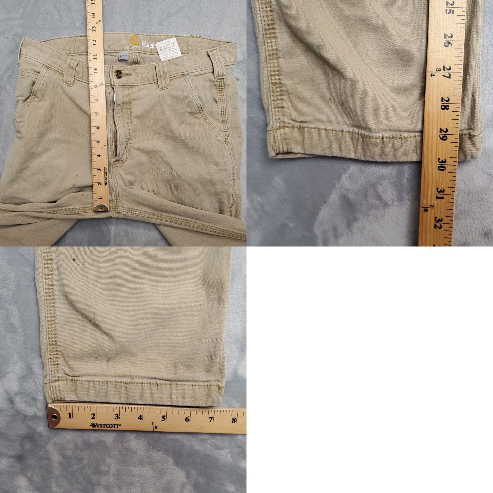 Carhartt Carhartt Pants Mens 32x32 Brown Twill Relaxed Cargo Stretch Comfort Work 102291 Size US 32 / EU 48 - 10 Thumbnail