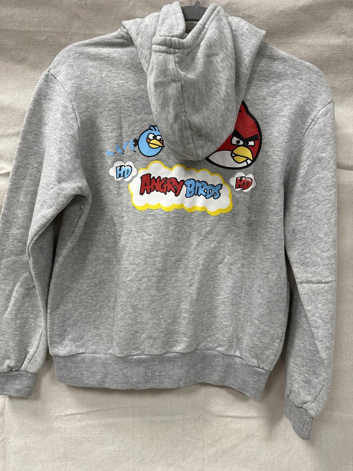 Designer Angry Birds Zip-Up Hoodie - Gray - Size M Size US M / EU 48-50 / 2 - 7 Thumbnail