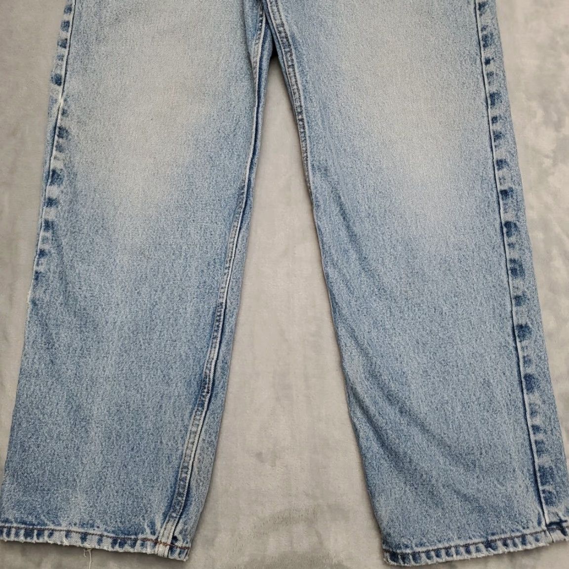 Ralph Lauren VINTAGE Chaps Ralph Lauren Jeans Mens 34x32 Loose Fit 5 Pocket Stone Wash Y2K Denim Blue 34 Mens Jeans 90s USA American Size US 34 / EU 50 - 2 Thumbnail