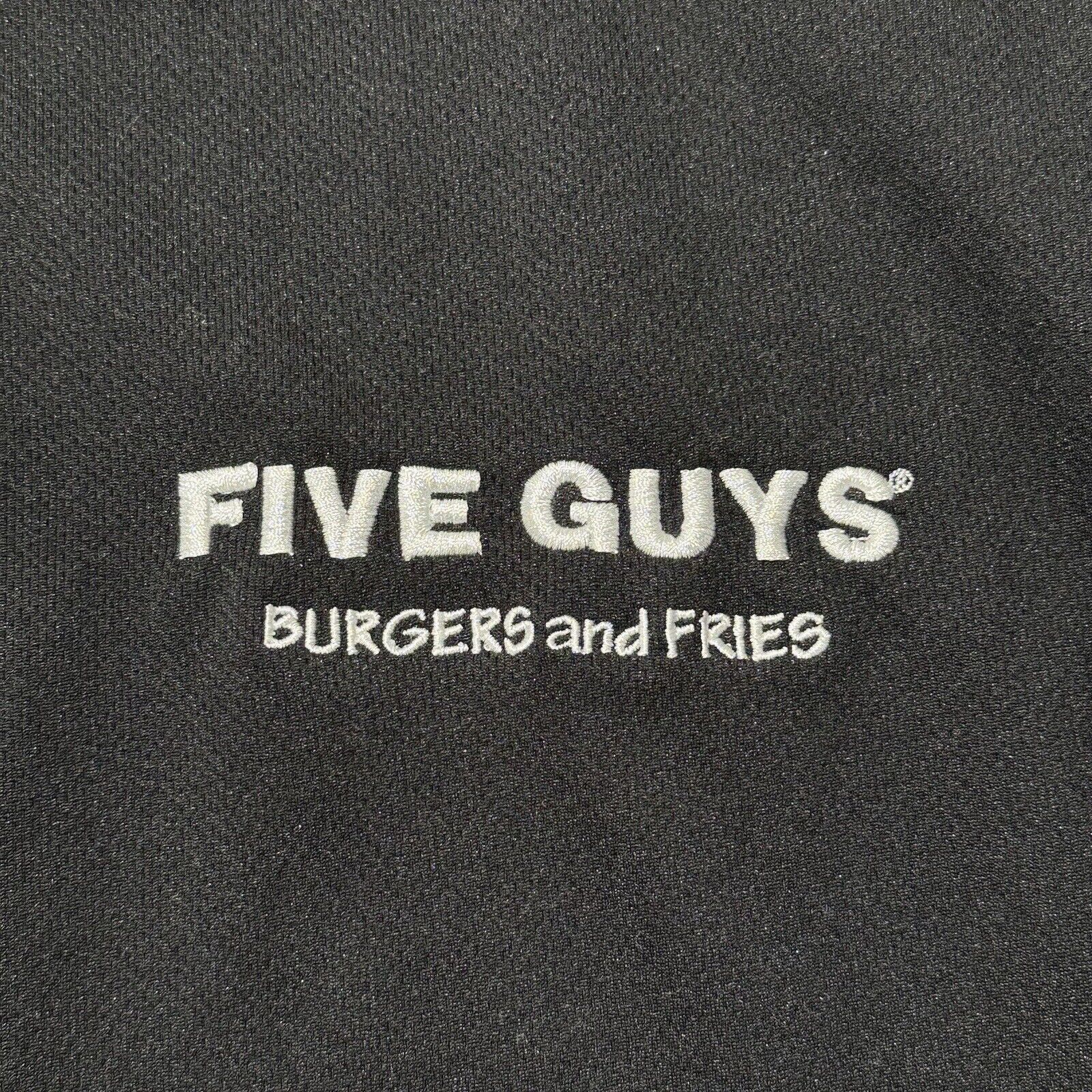Other Five Guys Burgers & Fries Medium Black Polo Shirt Employee Size US M / EU 48-50 / 2 - 4 Thumbnail