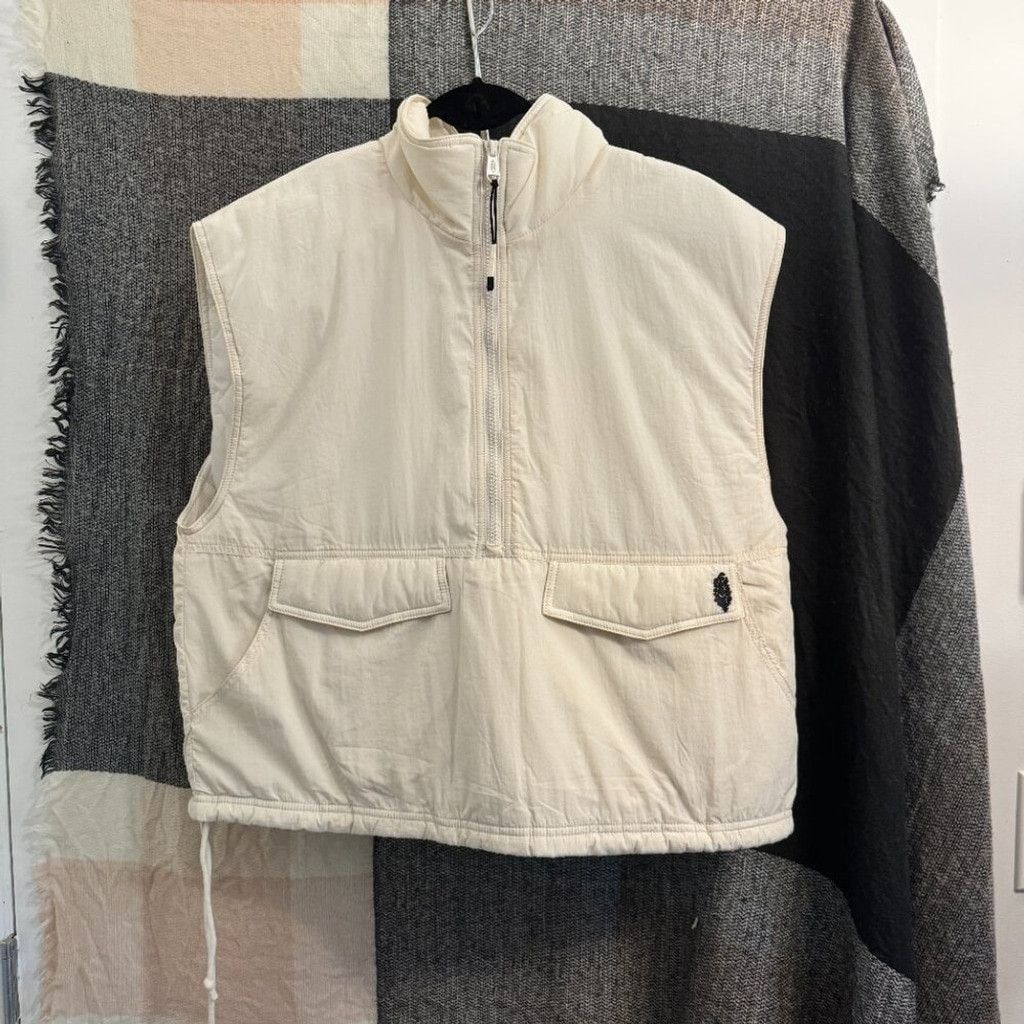 Free People 🫶🏻Like New Free People 1/2 Zip Puffer Vest, size S Size S / US 4 / IT 40 - 6 Thumbnail