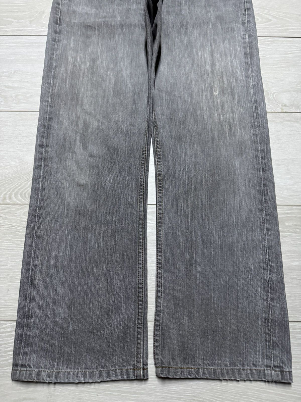 Uniqlo Uniqlo UJ Grey Denim Loose Straight Jeans Size US 32 / EU 48 - 5 Thumbnail