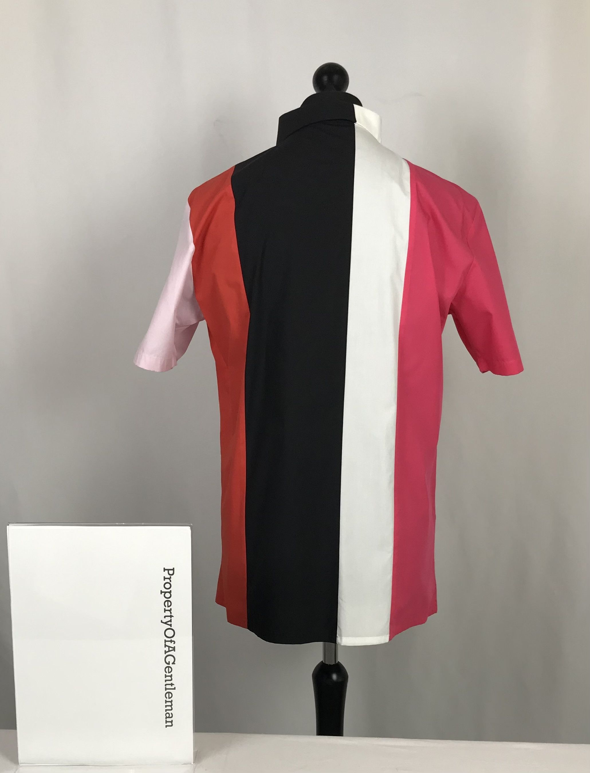 Raf Simons RAF Simmons Striped Short Sleeve Shirt Size US L / EU 52-54 / 3 - 3 Thumbnail