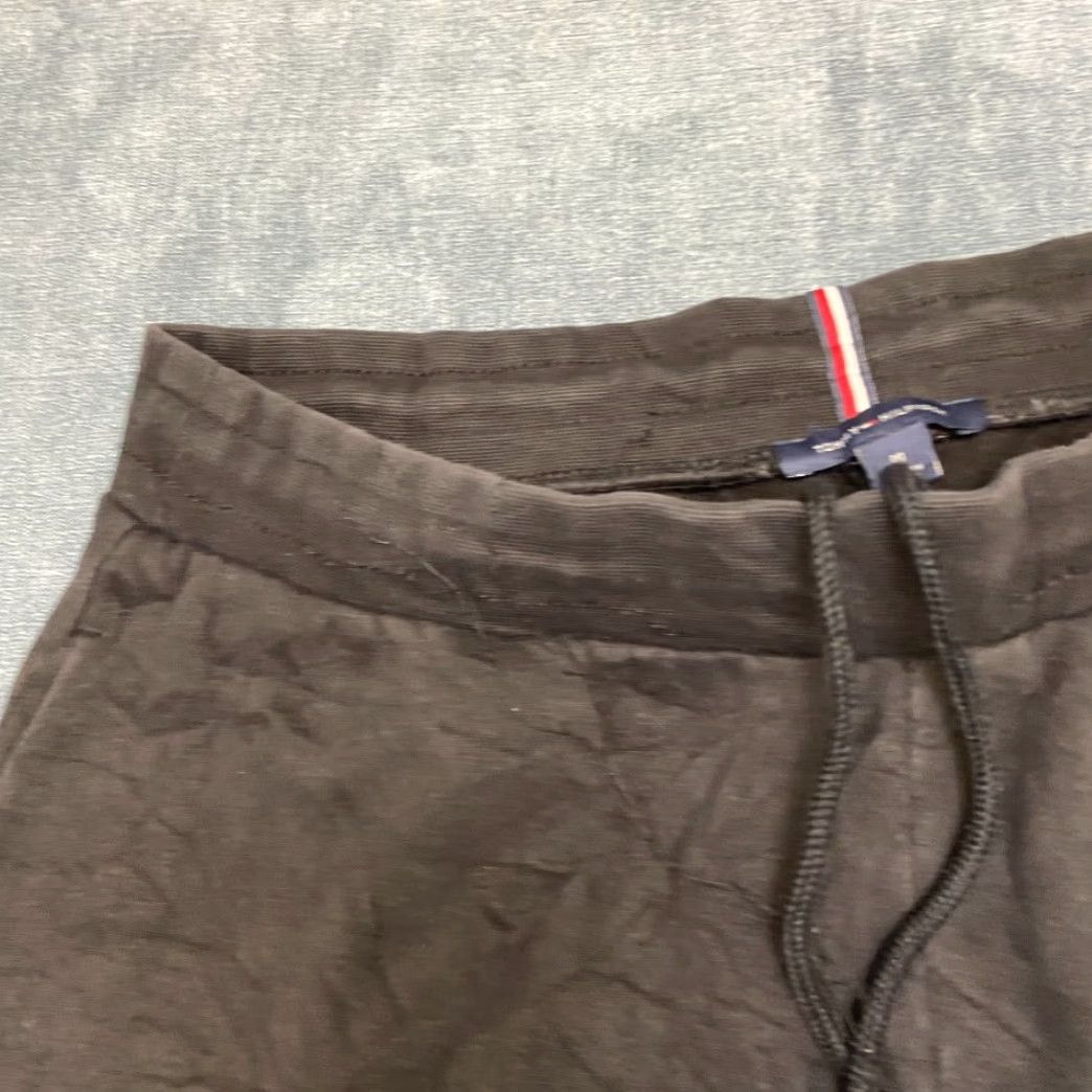 Tommy Hilfiger Tommy Hilfiger Sweatpants Mens M Black Cotton Drawstring Tapered Dark Wash Casual Pants Size US 31 - 5 Thumbnail
