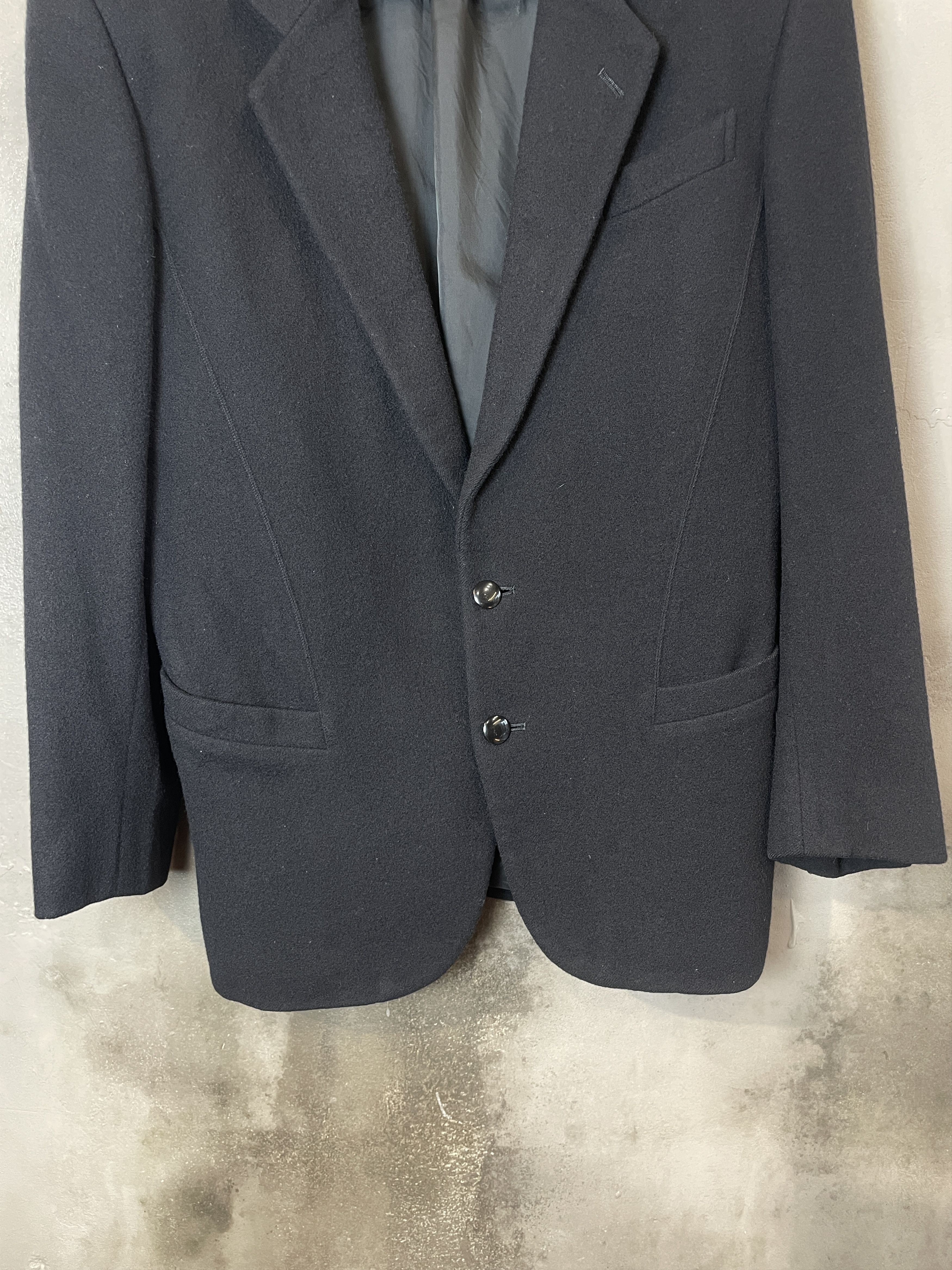 Thierry Mugler 80s Thierry Mugler 2 Button Wool Jacket Size 46R - 5 Thumbnail