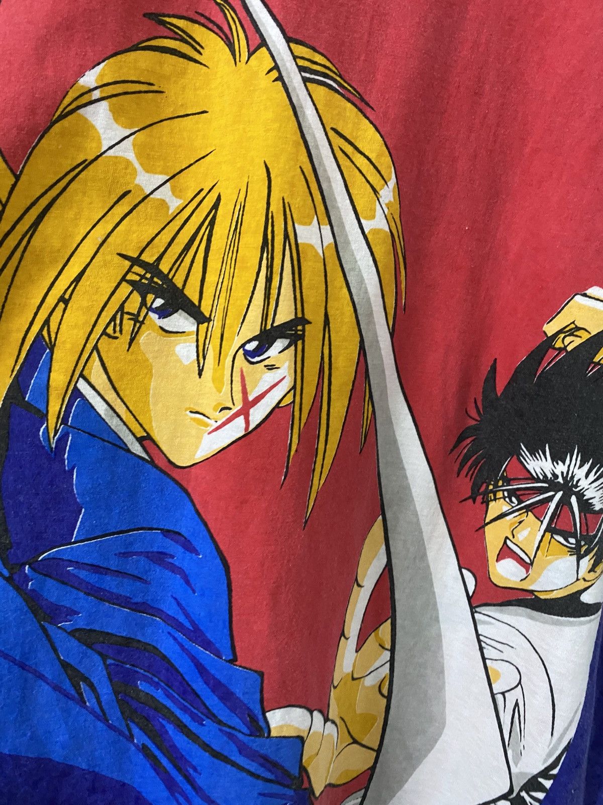 Anime Vintage Samurai X Rurouni Kenshin Weekly Jump Size US L / EU 52-54 / 3 - 6 Thumbnail