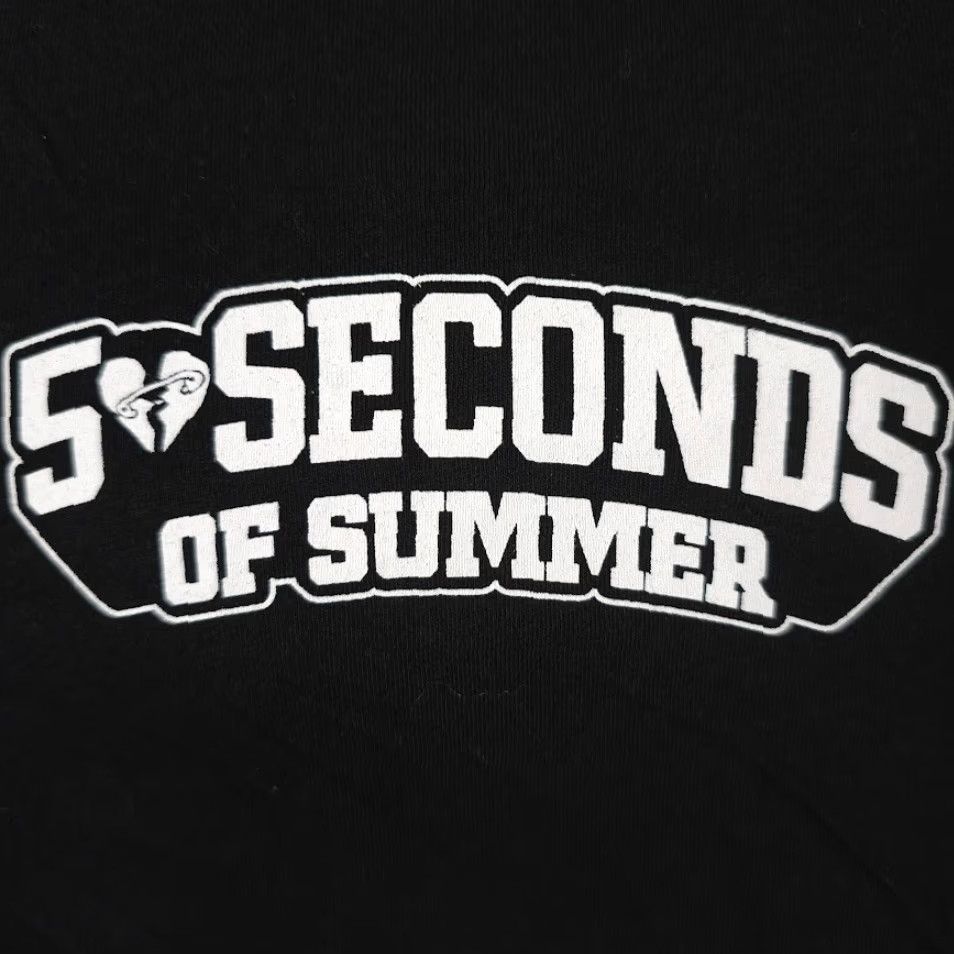 Vintage VINTAGE 5 Seconds Of Summer Shirt Womens Large Black 5SOS Ringer Tee Made In USA Size S / US 4 / IT 40 - 3 Thumbnail