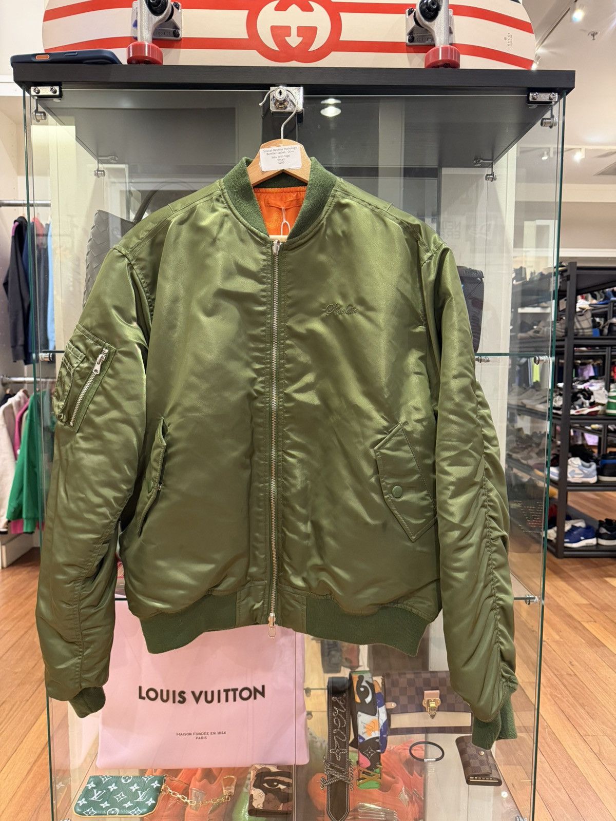 Sinclair Global Sinclair Reverse Psychology Bomber Jacket Size US S / EU 44-46 / 1 - 1 Thumbnail