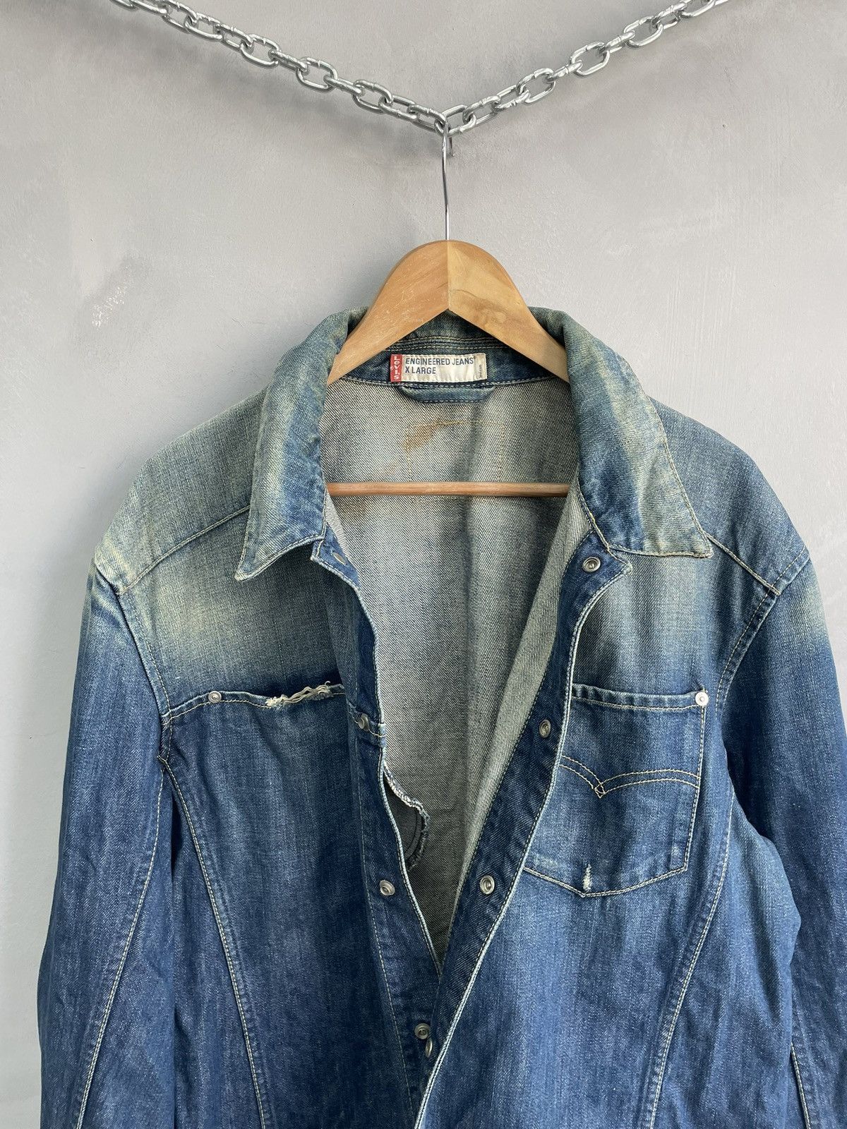 Levi's Rare engineered Levis Type 1 jacket 90s y2k Size US XL / EU 56 / 4 - 9 Thumbnail