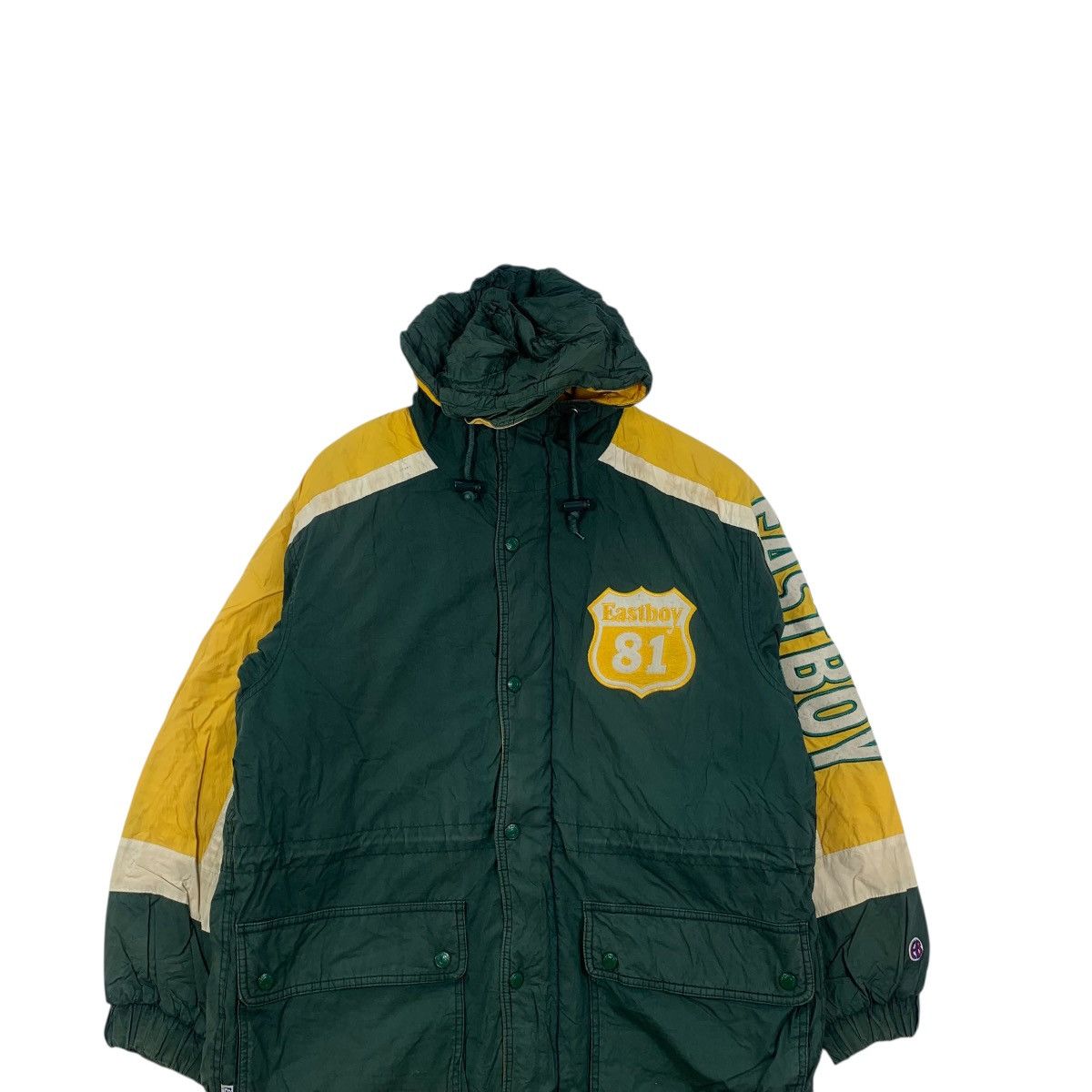 Vintage Vintage EAST BOY USA 81 Patchwork Parka Jacket Windbreaker Size US XL / EU 56 / 4 - 2 Thumbnail