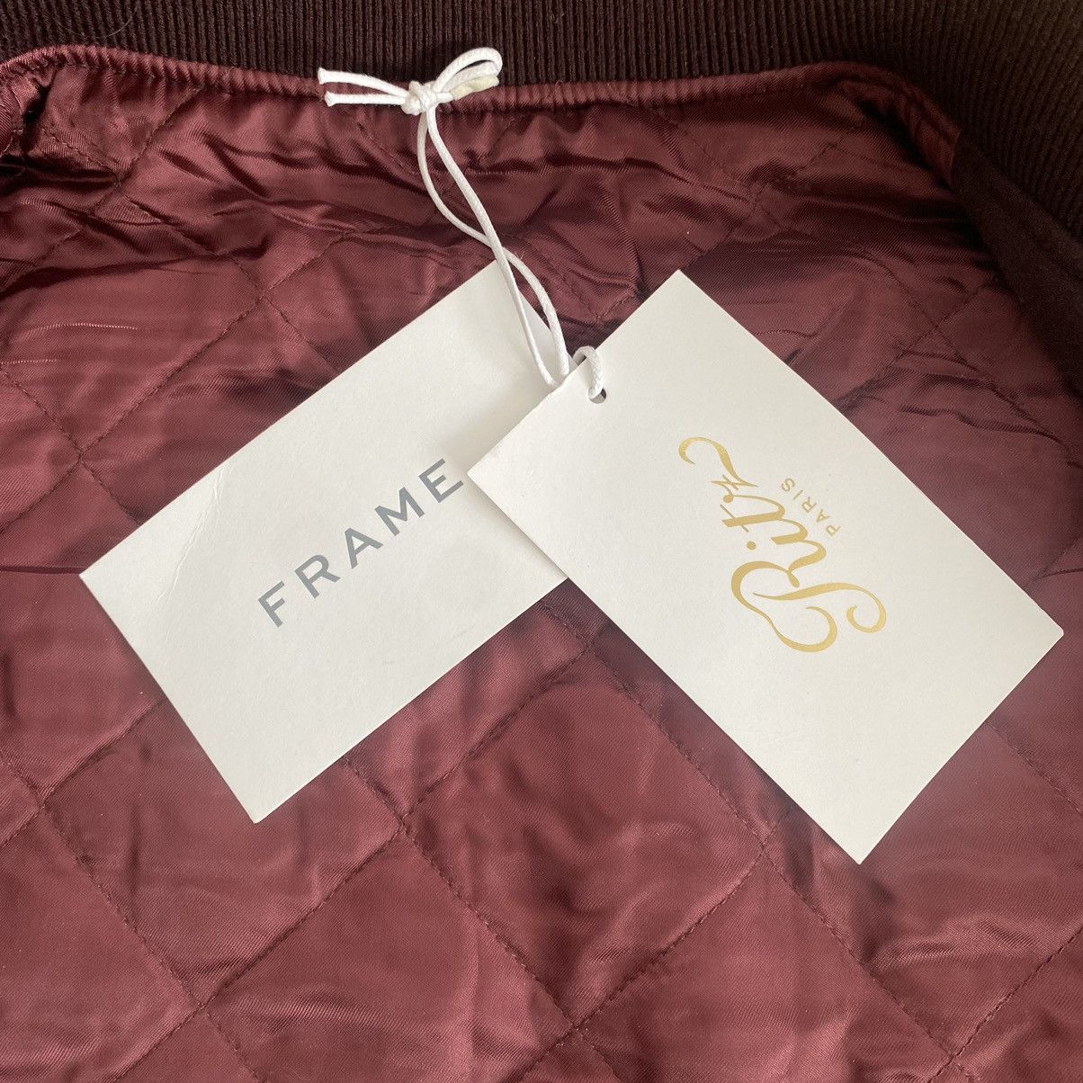 Frame Ritz Carlton Paris Frame Varsity Bomber Jacket Coat Size US XL / EU 56 / 4 - 4 Thumbnail