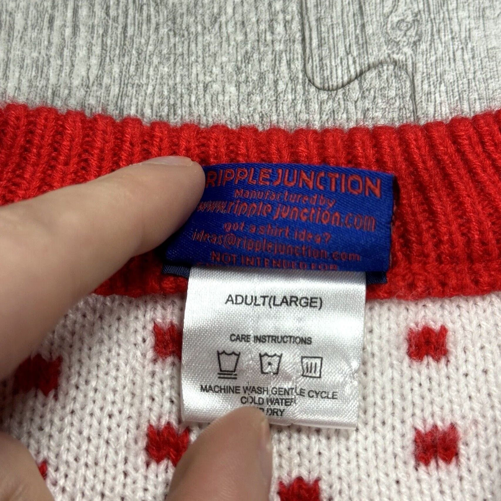 Ripple Junction NATIONAL LAMPOON VACATION SHITTERS Christmas Sweater Knit Pullover Multicolor L Men Adults Size US L / EU 52-54 / 3 - 4 Thumbnail