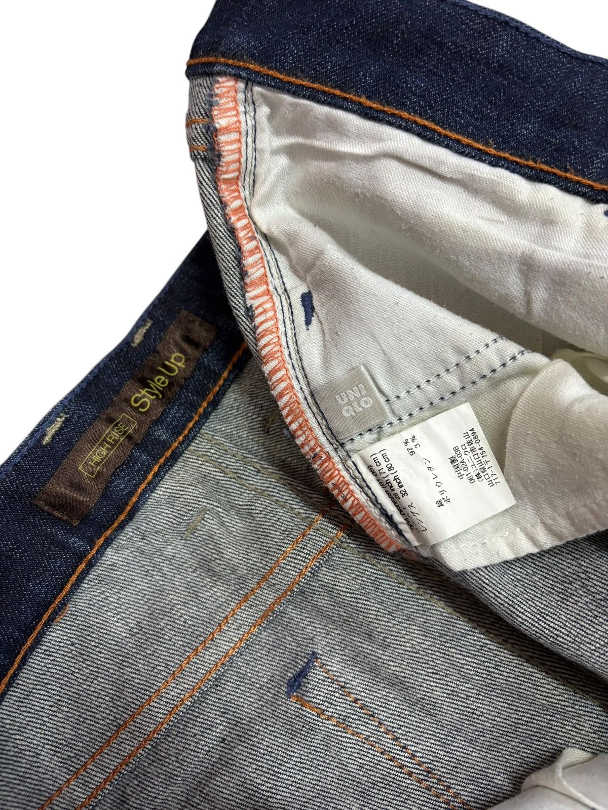Undercover × Uniqlo Vintage Kaihara Uniqlo Flared Indigo Washed Jeans Size US 30 / EU 46 - 4 Thumbnail